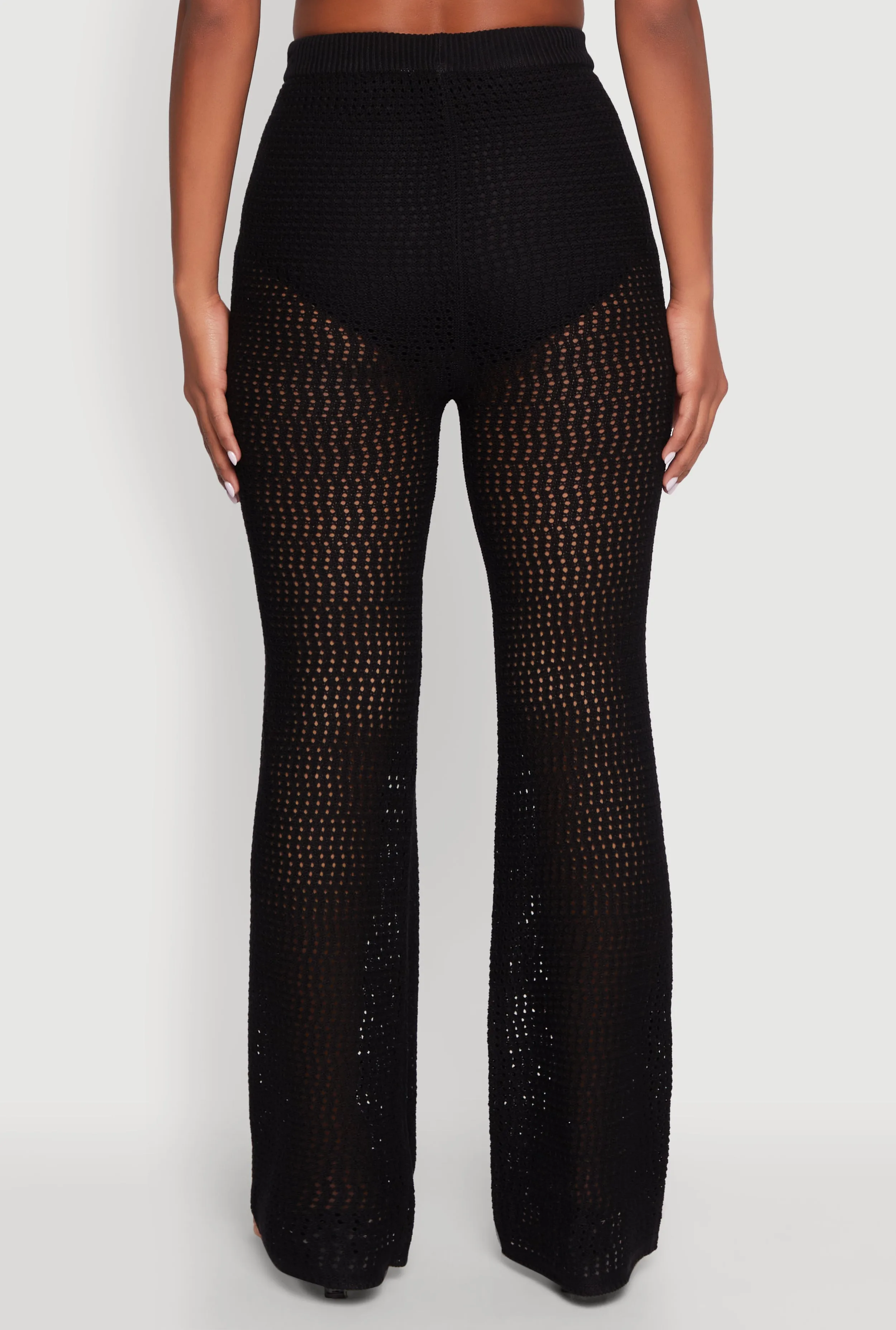 Crochet High Waisted Drawstring Pants sold by Rainbow product image thumbnail 5