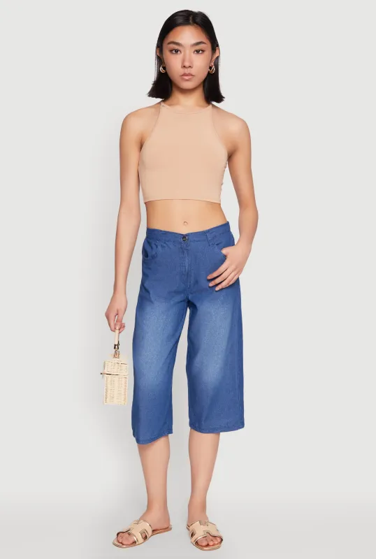 Chambray Culottes sold by Rainbow