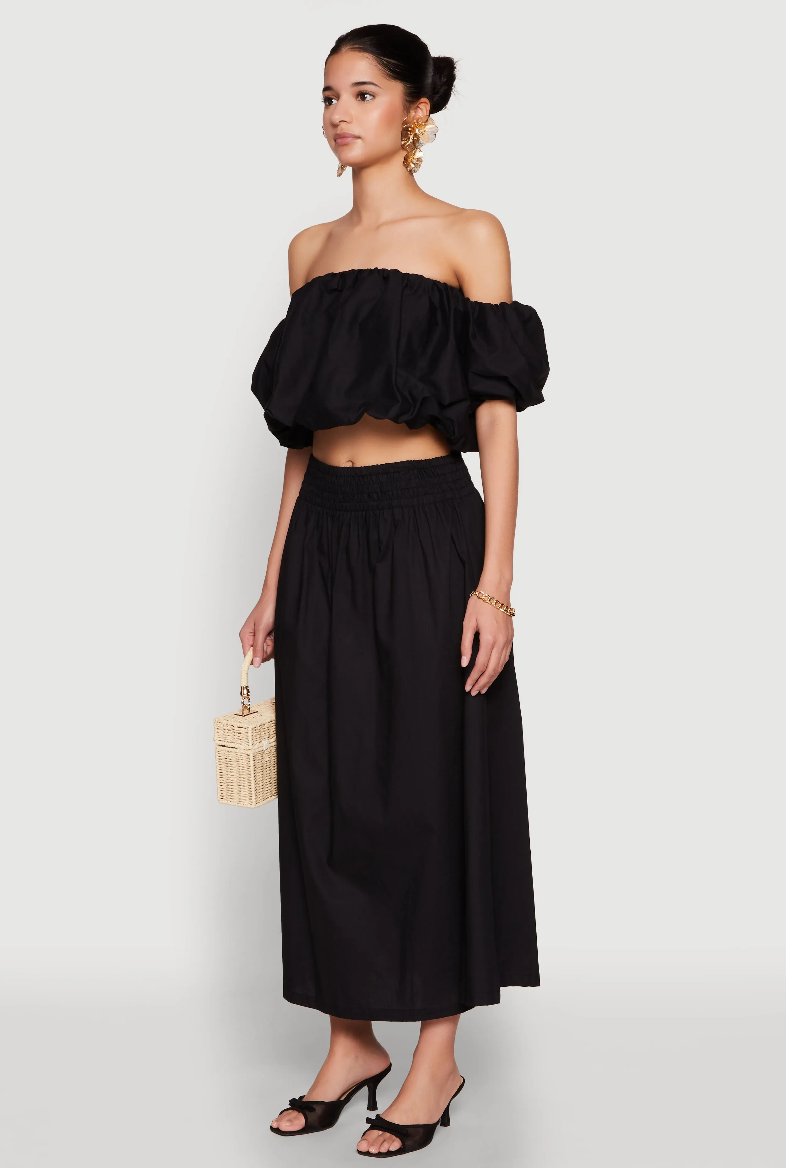 Haute Monde Off The Shoulder Puff Sleeve Top sold by Rainbow product image thumbnail 5