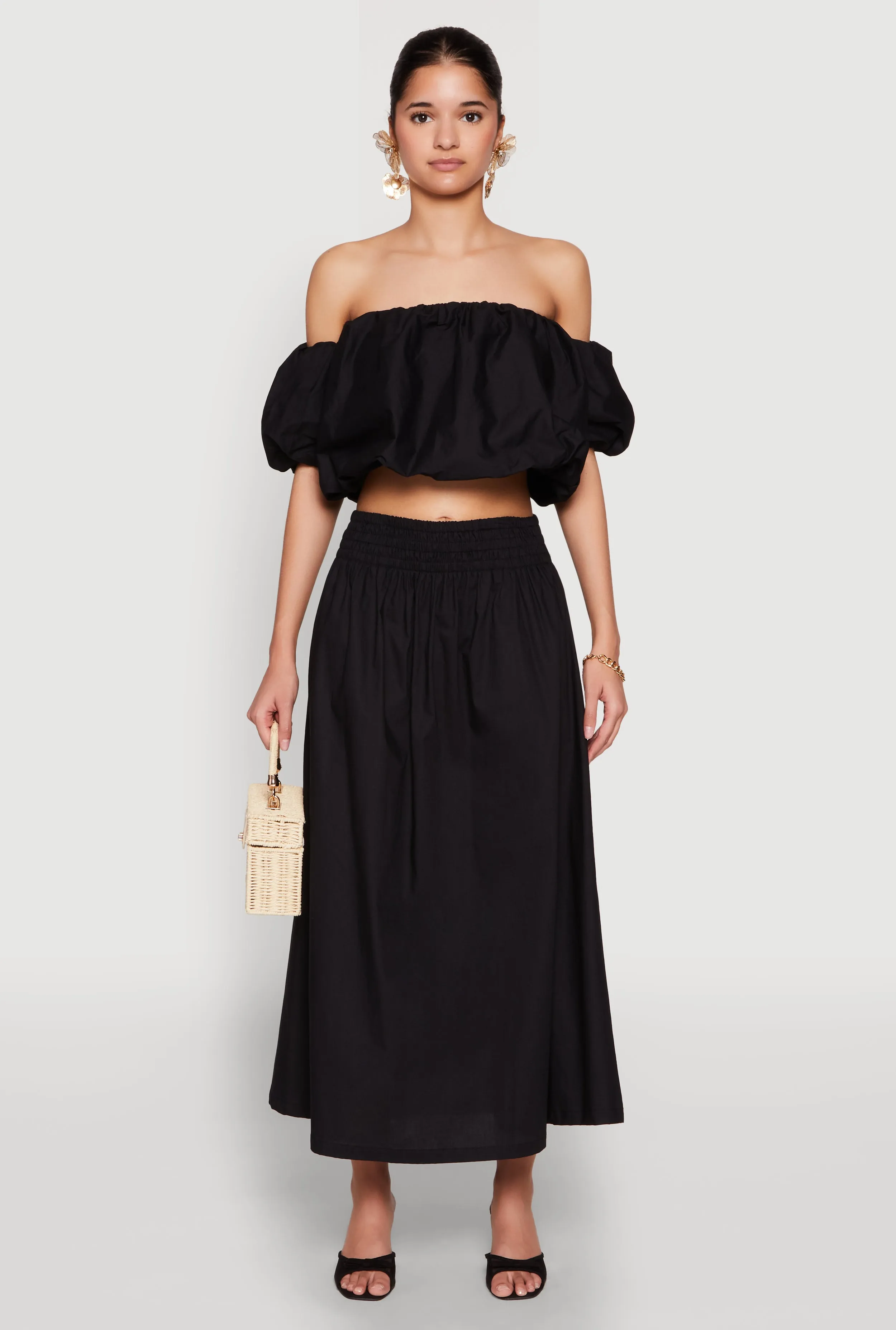 Haute Monde Off The Shoulder Puff Sleeve Top sold by Rainbow product image thumbnail 2