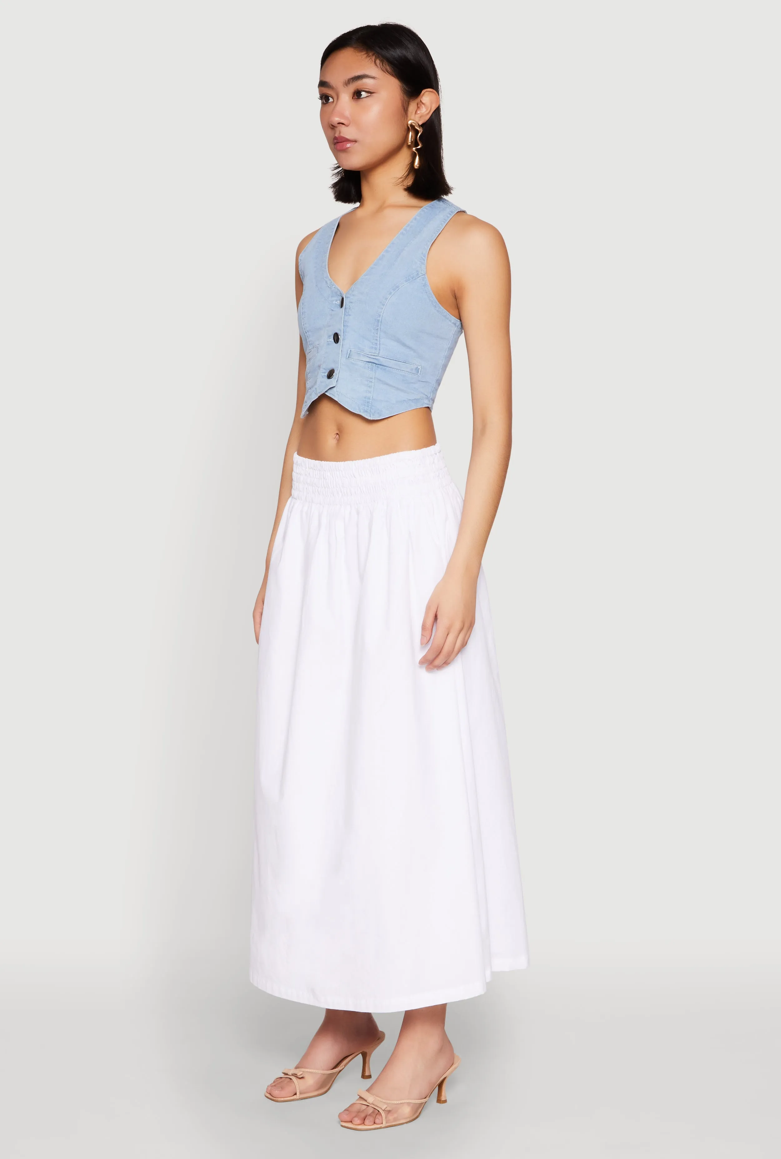 Haute Monde High Waist Midi Skirt sold by Rainbow product image thumbnail 3