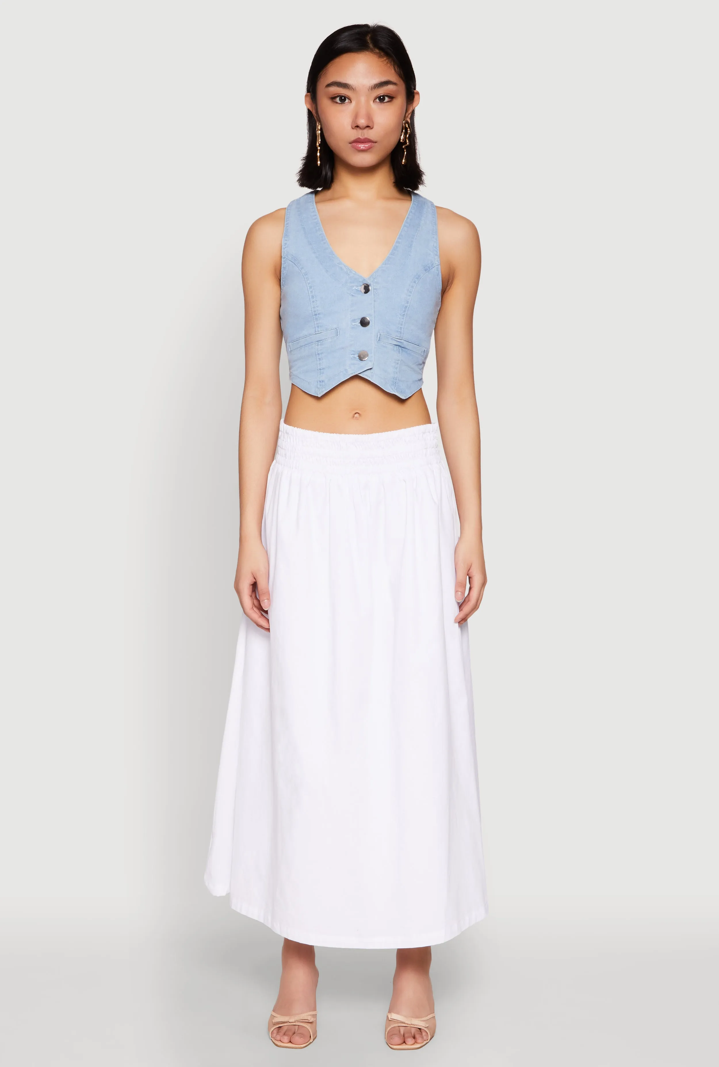 Haute Monde High Waist Midi Skirt sold by Rainbow product image thumbnail 2