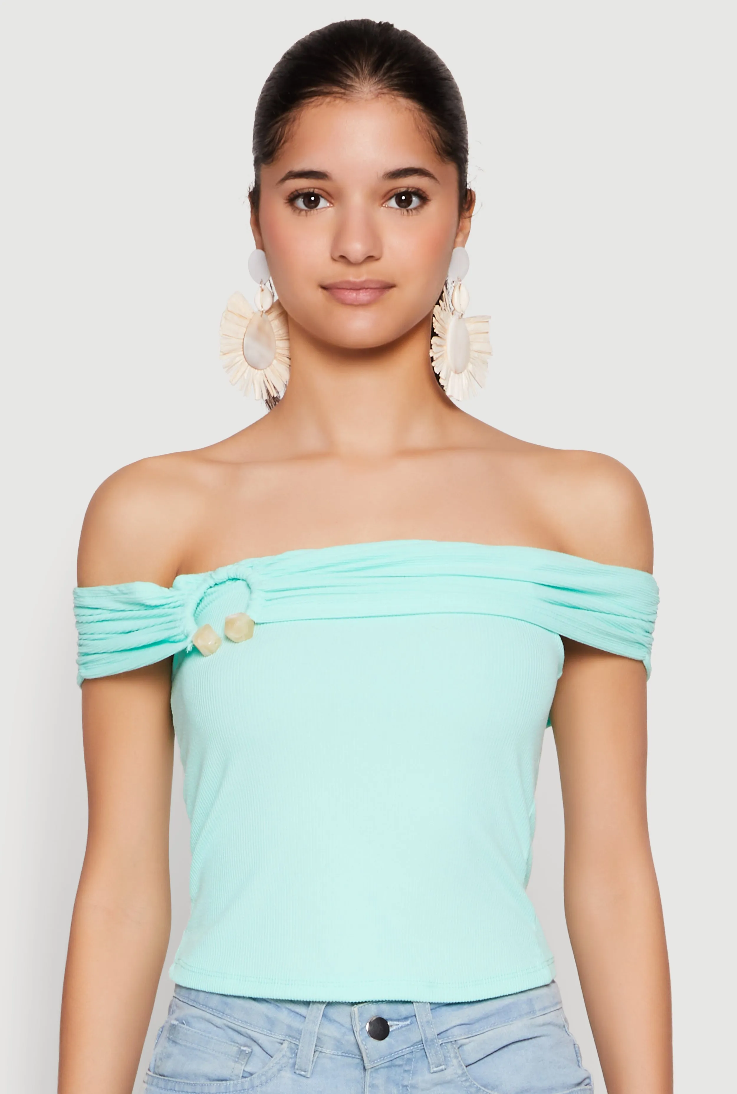 Iris Off The Shoulder O Ring Top sold by Rainbow product image thumbnail 2
