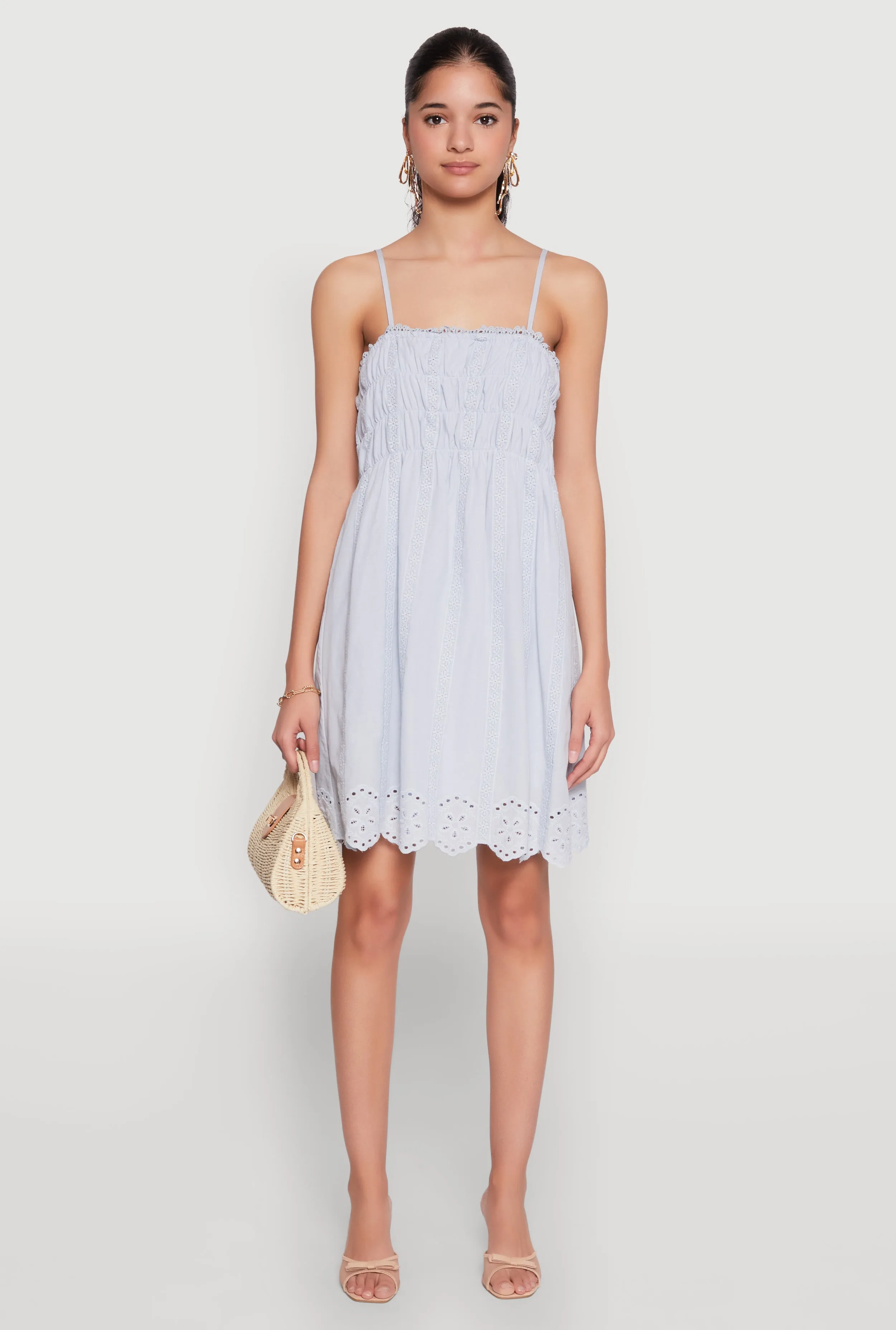 Haute Monde Floral Crochet Detail Mini Dress sold by Rainbow product image thumbnail 2