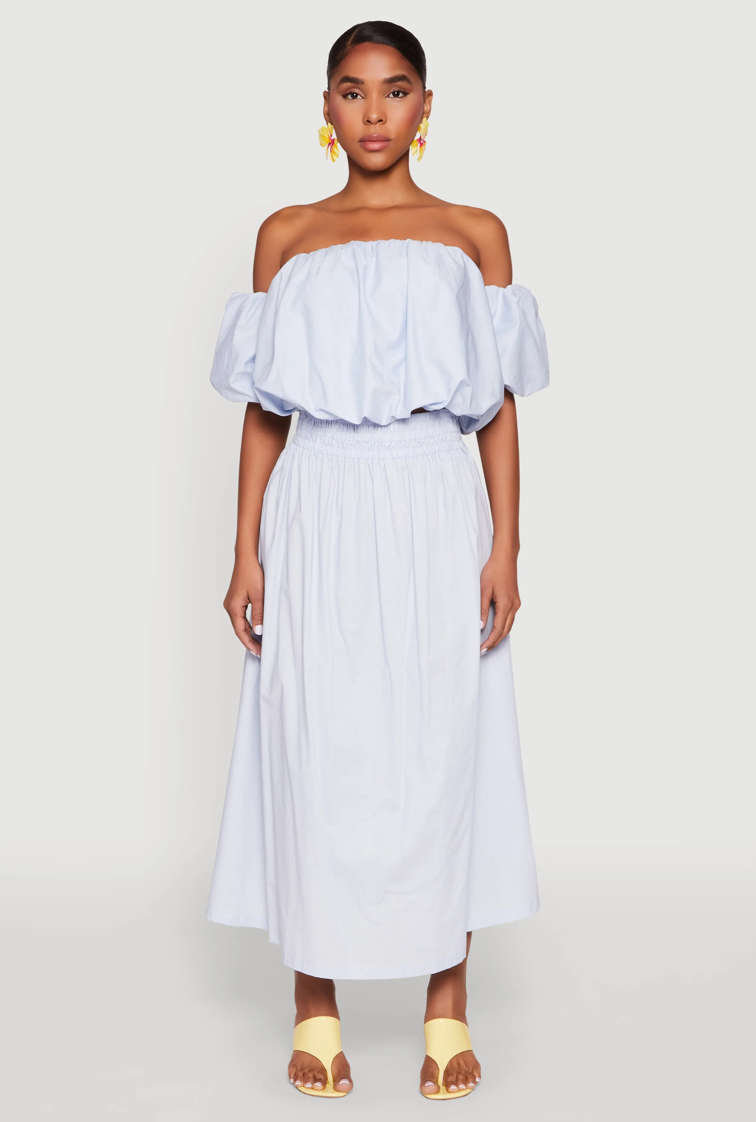 Haute Monde Off The Shoulder Puff Sleeve Top sold by Rainbow product image thumbnail 2