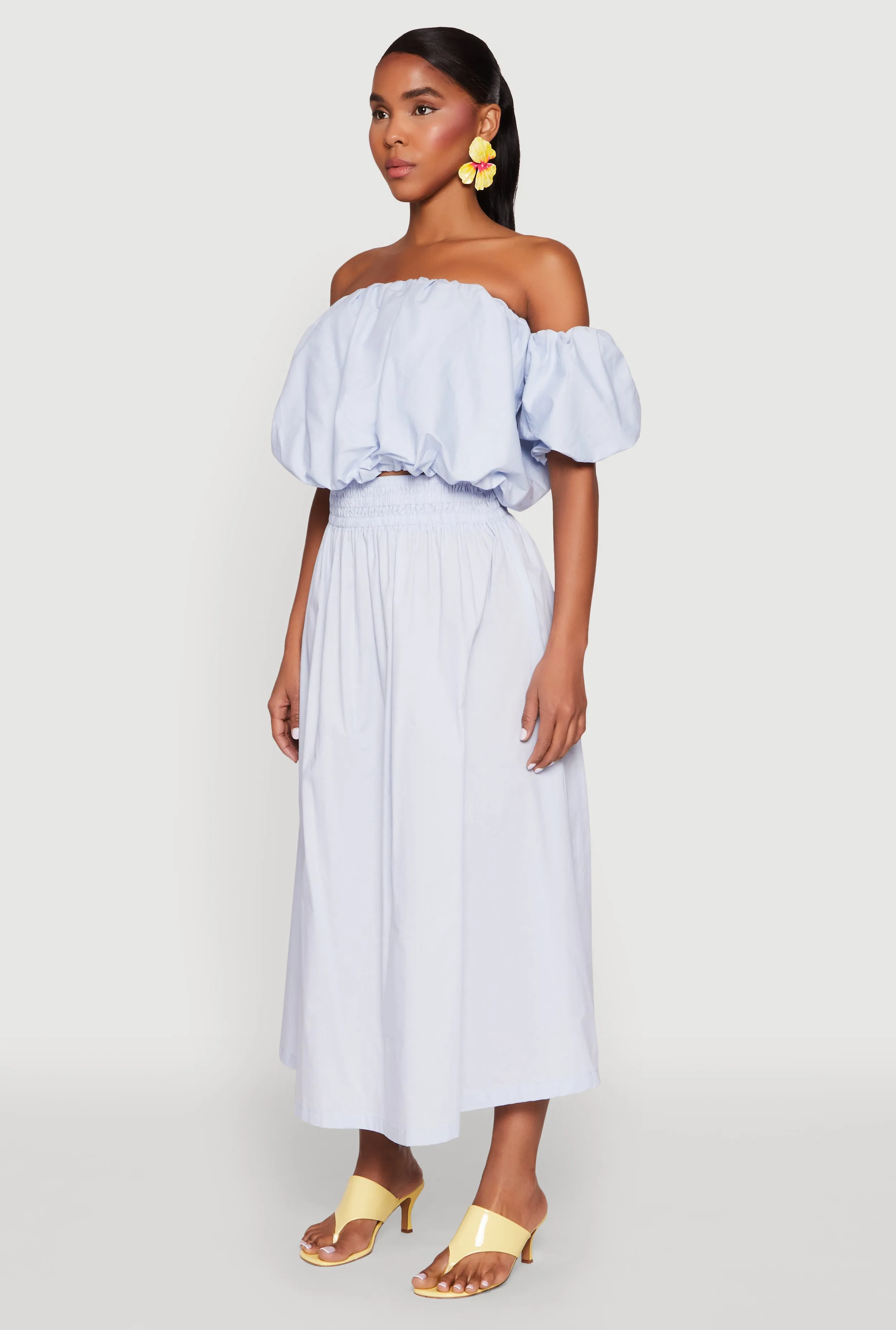 Haute Monde Off The Shoulder Puff Sleeve Top sold by Rainbow product image thumbnail 5