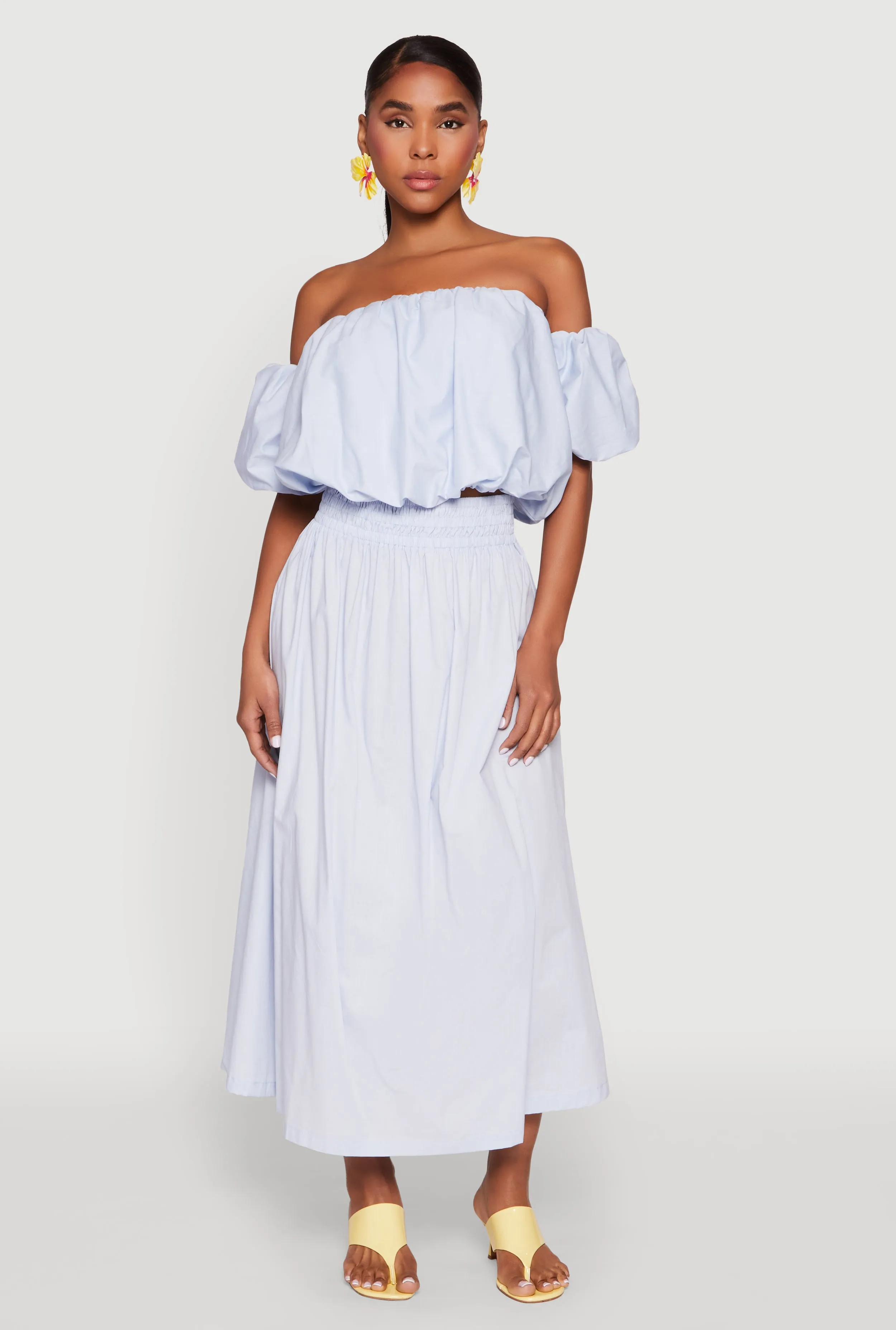 Haute Monde Off The Shoulder Puff Sleeve Top sold by Rainbow product image thumbnail 3