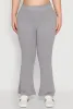 Plus Size Snatched High Waisted Flared Active Pants sold by Rainbow