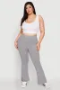 Plus Size Snatched High Waisted Flared Active Pants sold by Rainbow