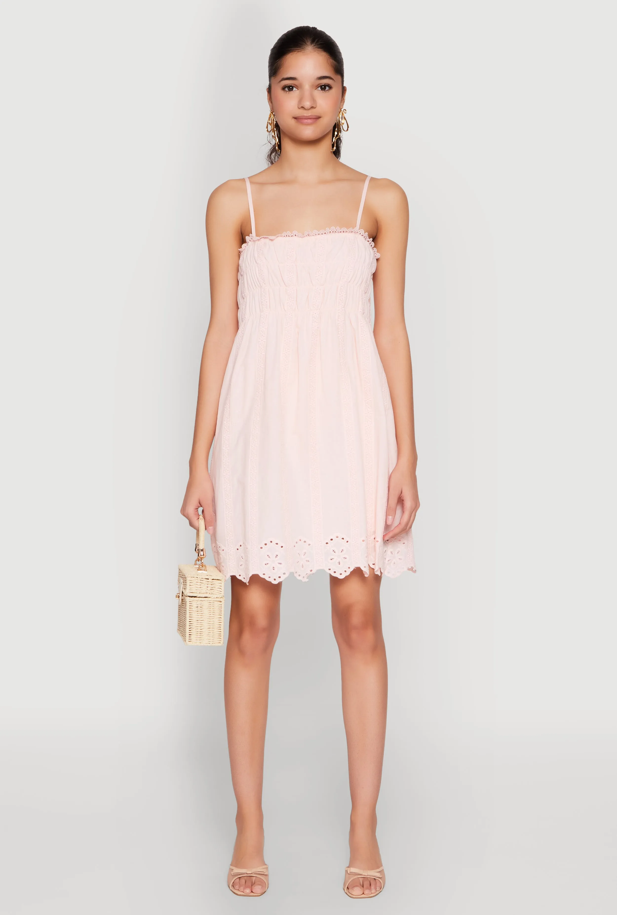 Haute Monde Floral Crochet Detail Mini Dress sold by Rainbow product image thumbnail 2