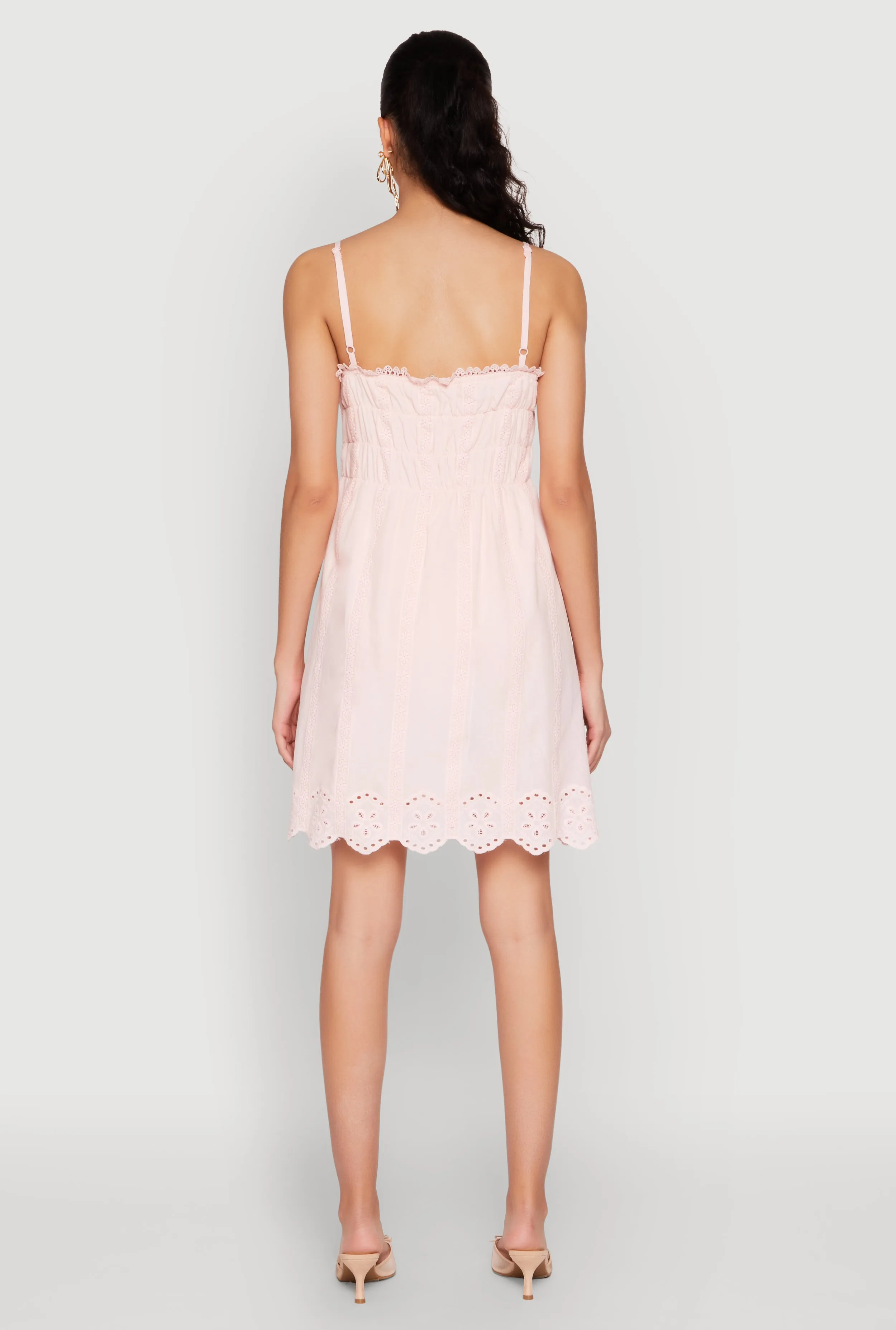 Haute Monde Floral Crochet Detail Mini Dress sold by Rainbow product image thumbnail 5