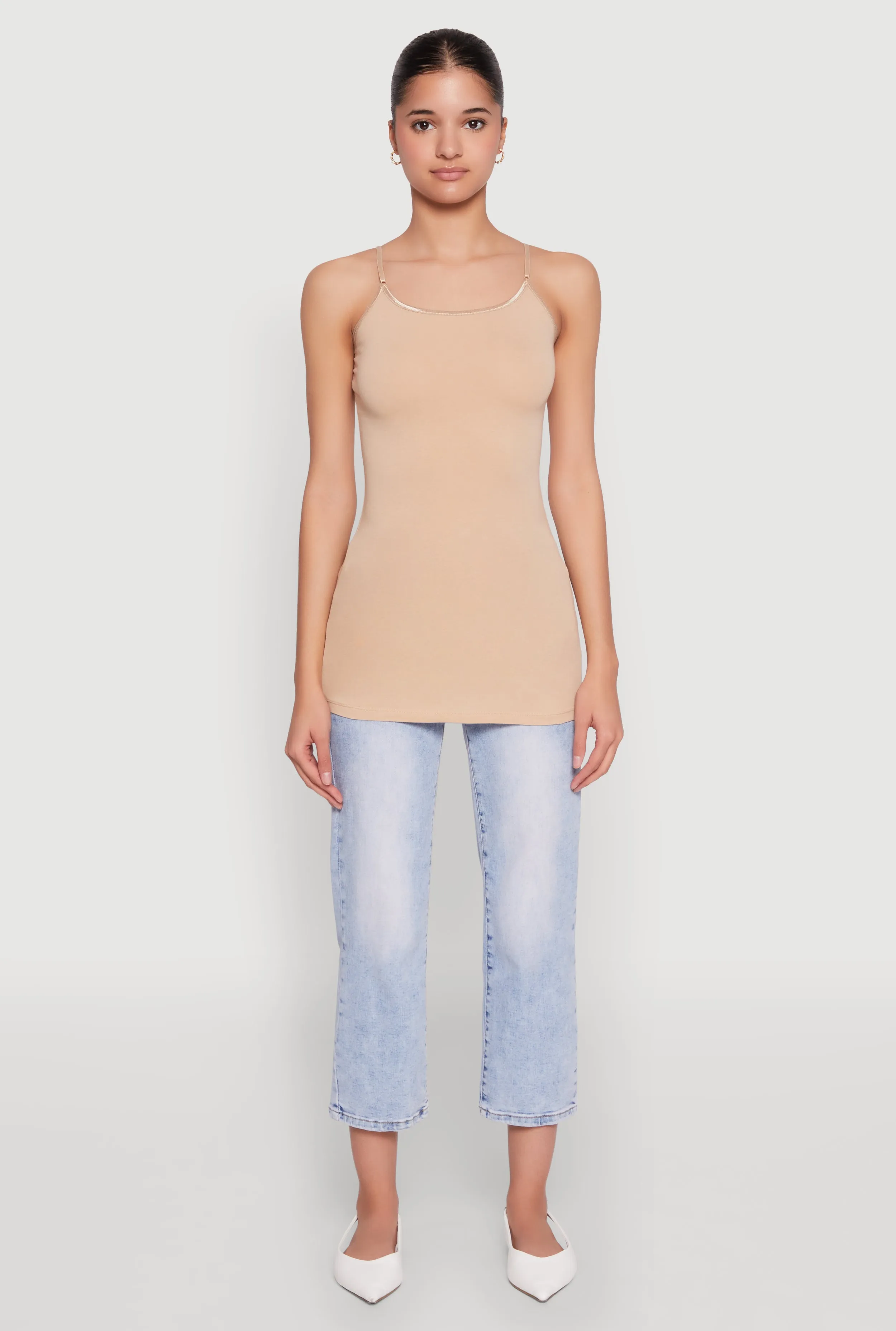 Scoop Neck Basic Cami sold by Rainbow