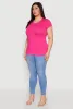 Plus Size Basic Crew Neck Tee sold by Rainbow
