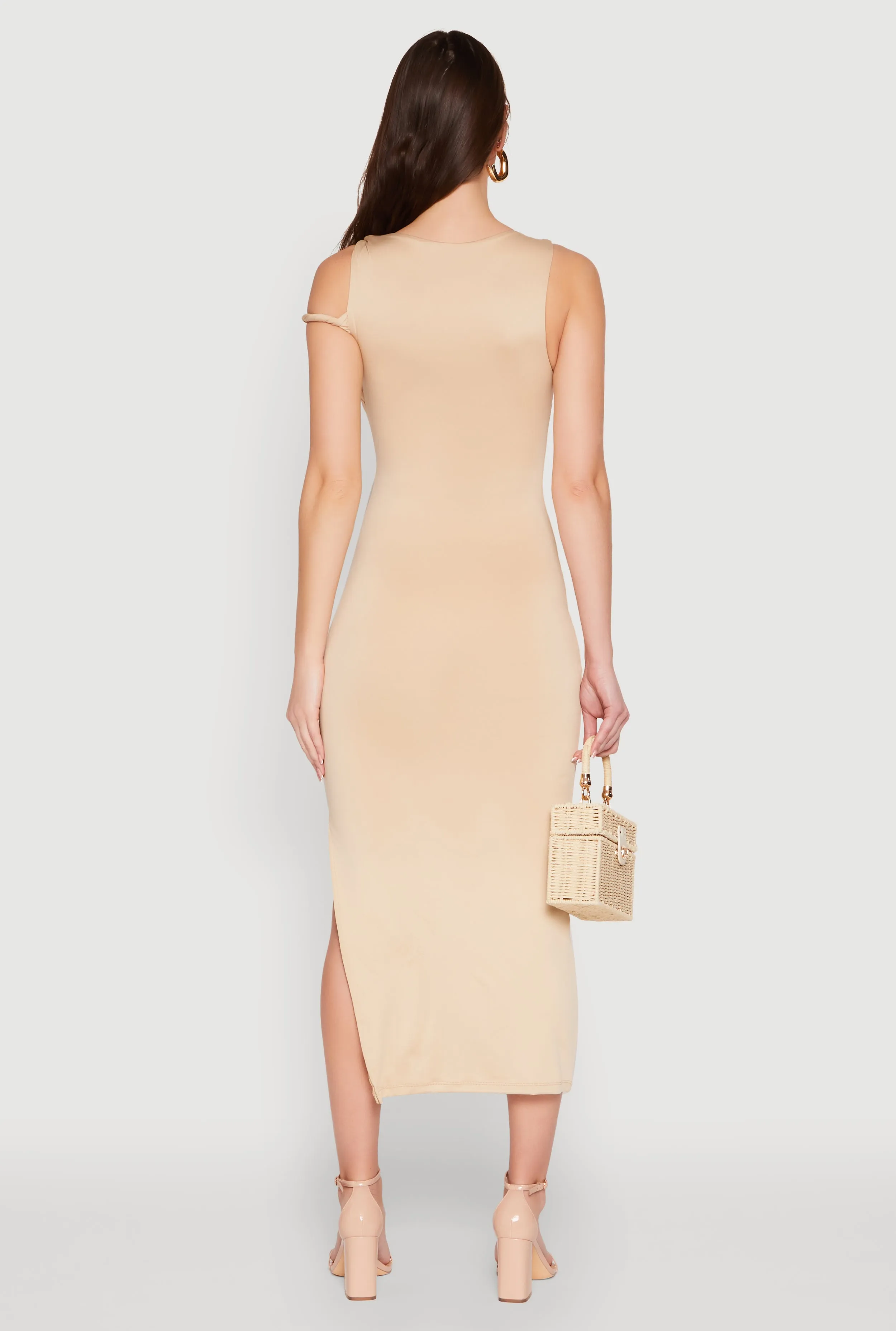 Iris Twisted One Shoulder Midi Dress sold by Rainbow product image thumbnail 5