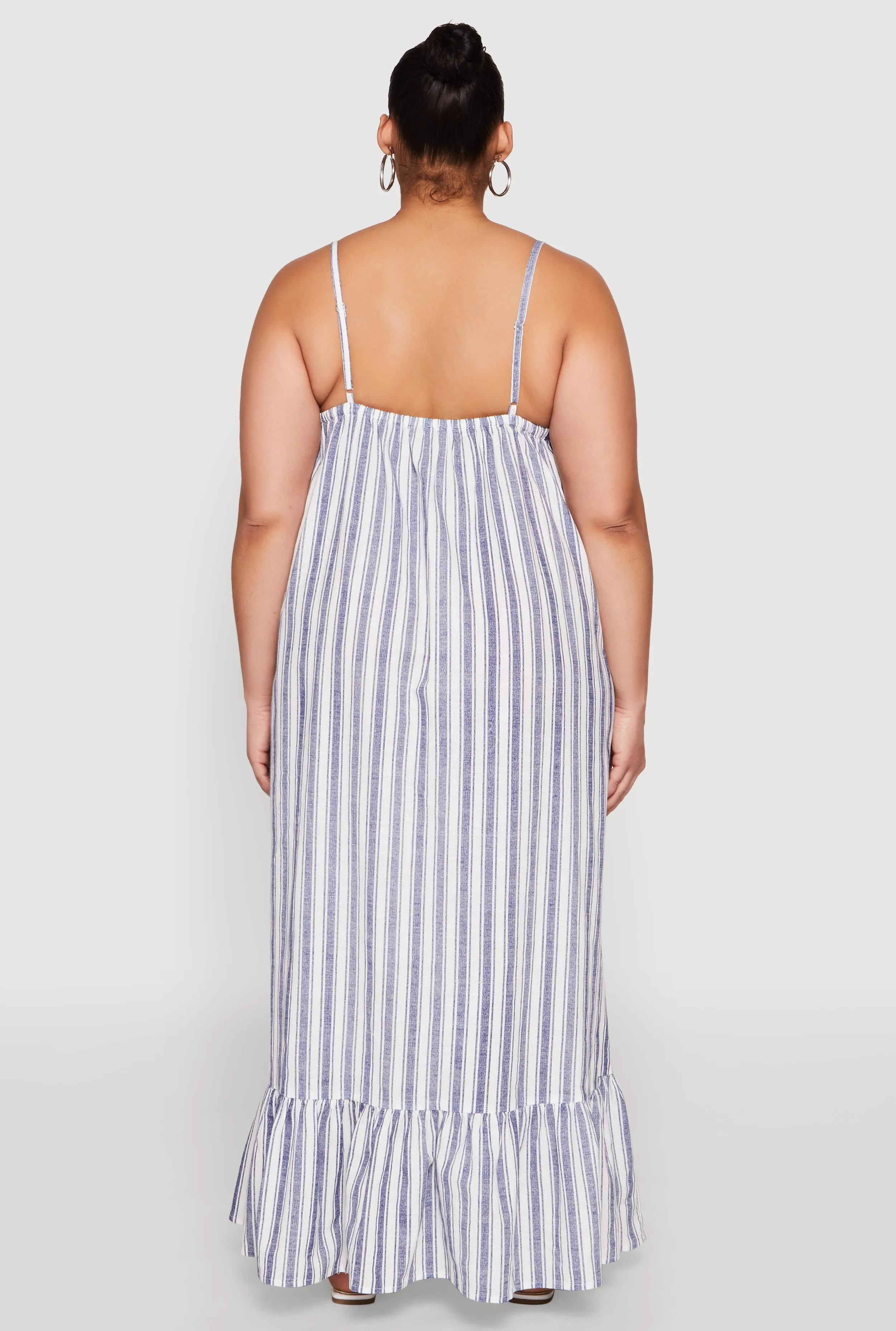 Plus Size Chevron Striped Maxi Dress sold by Rainbow product image thumbnail 5