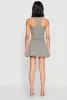 Mineral Wash Racerback Denim Skater Dress sold by Rainbow