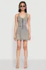 Mineral Wash Racerback Denim Skater Dress sold by Rainbow