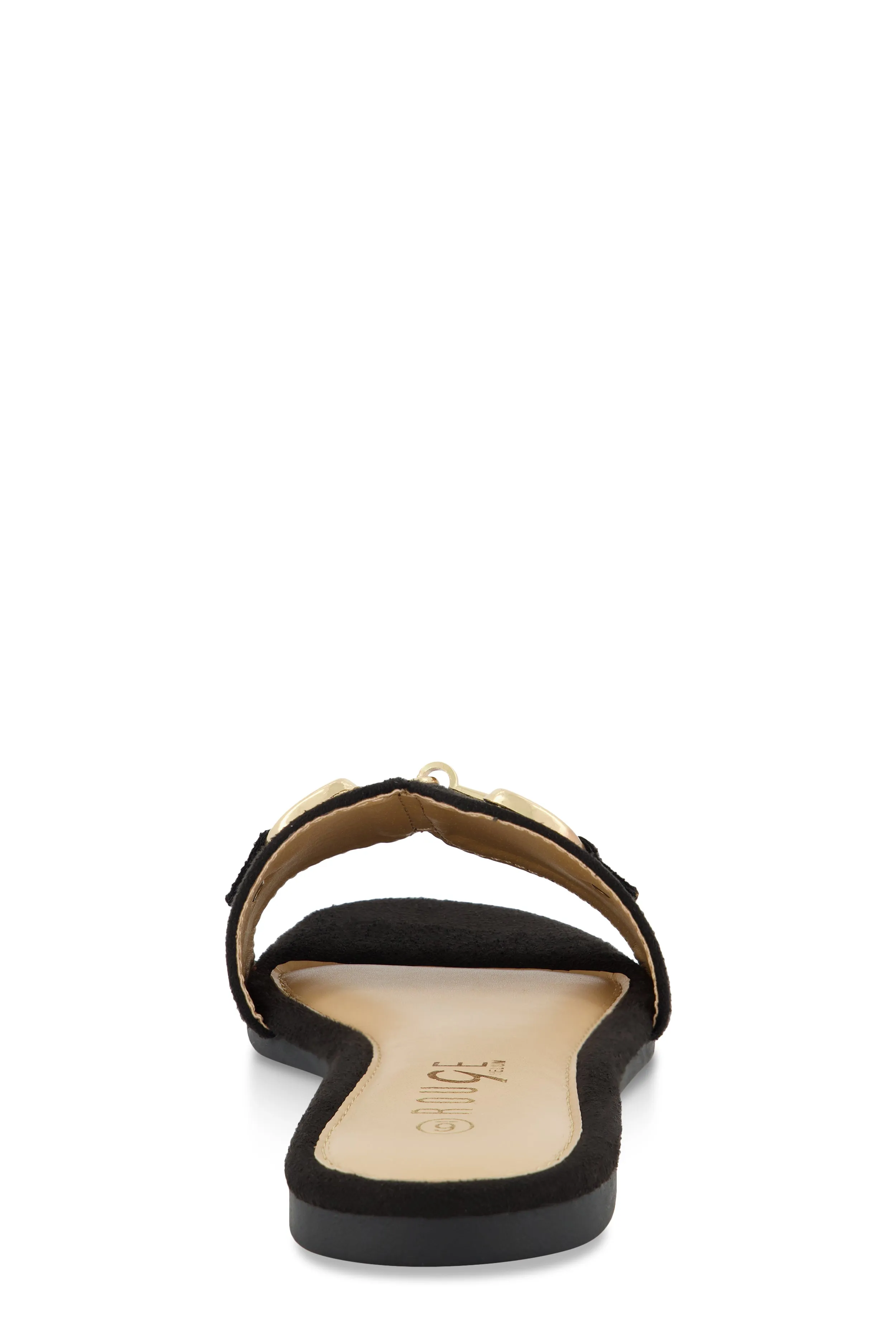 Metallic Horsebit Single Band Slide Sandals sold by Rainbow product image thumbnail 3