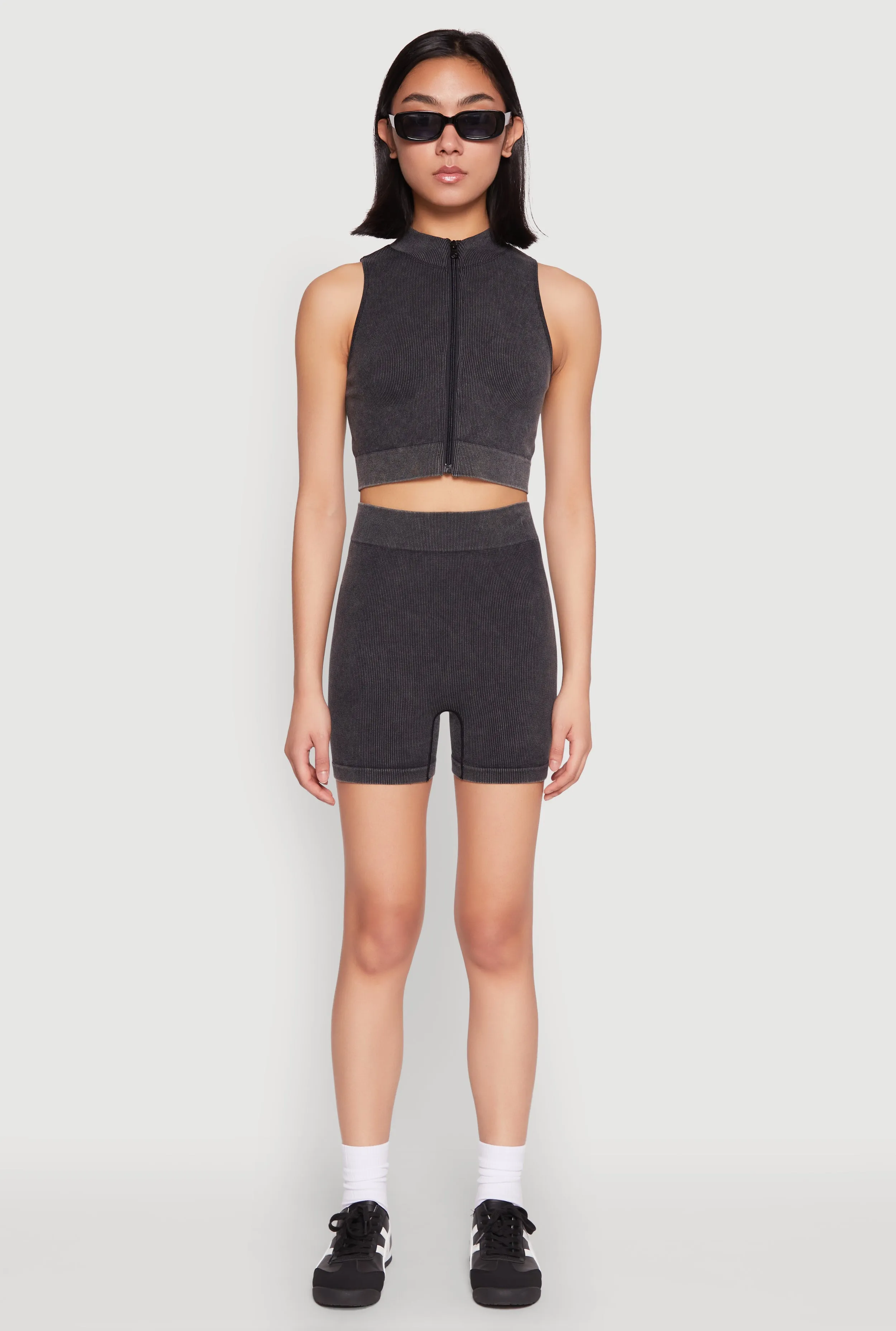 Mineral Wash Seamless Bike Shorts sold by Rainbow product image thumbnail 2