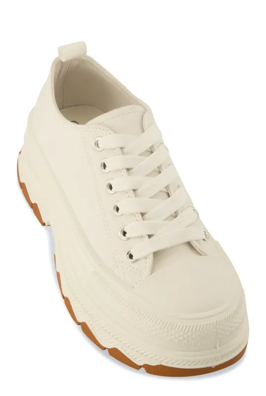 Platform Canvas Sneakers sold by Rainbow