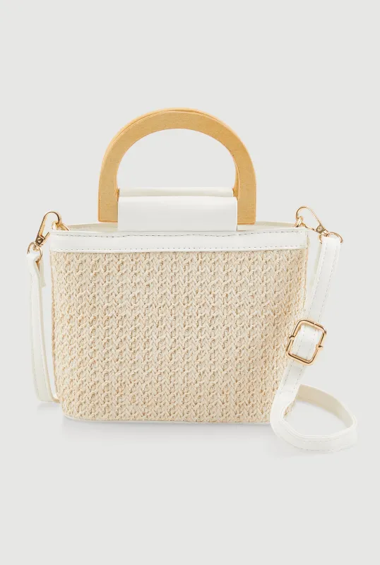 D Ring Straw Bag sold by Rainbow
