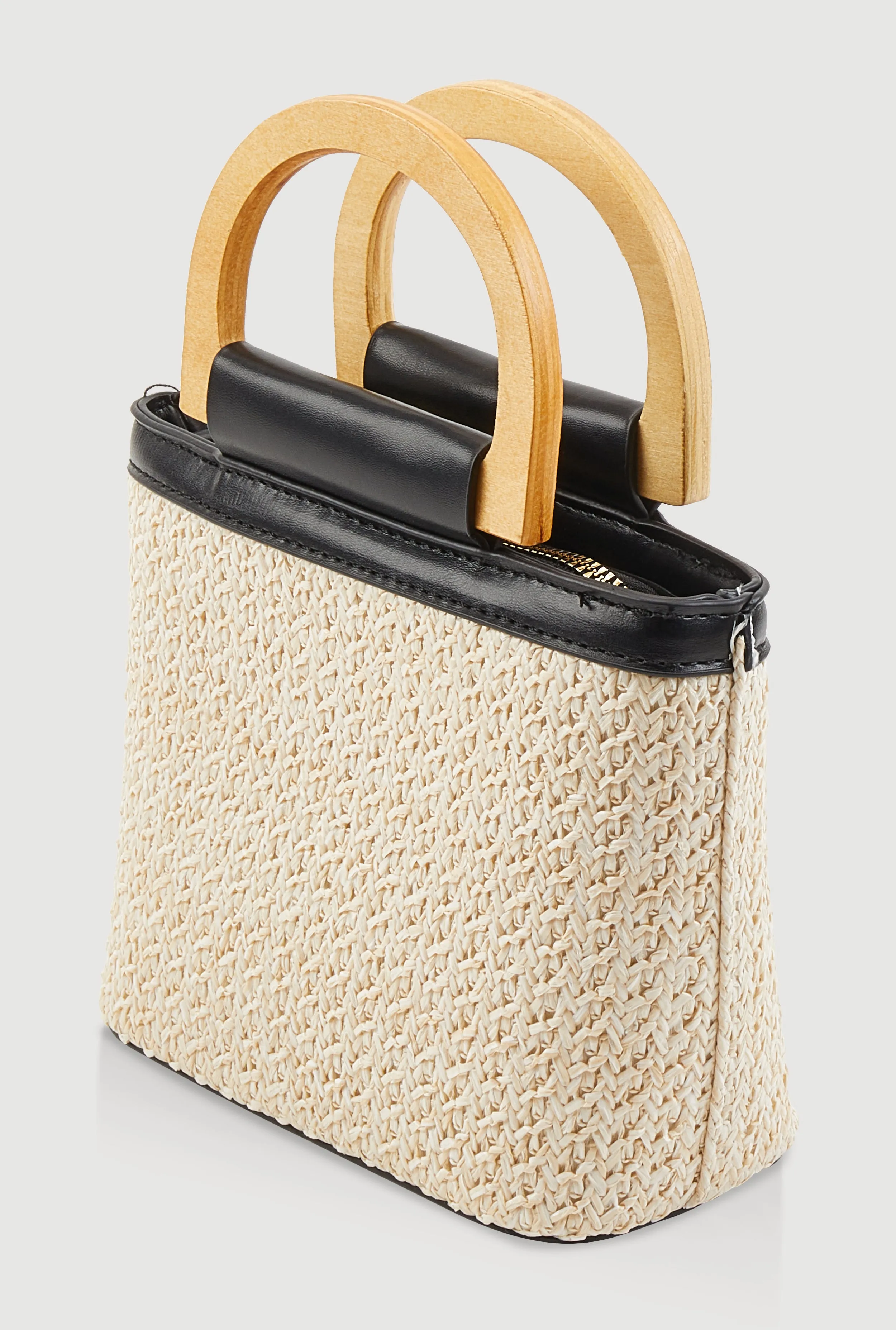 D Ring Straw Bag sold by Rainbow product image thumbnail 5