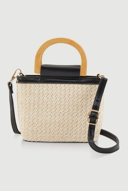 D Ring Straw Bag sold by Rainbow