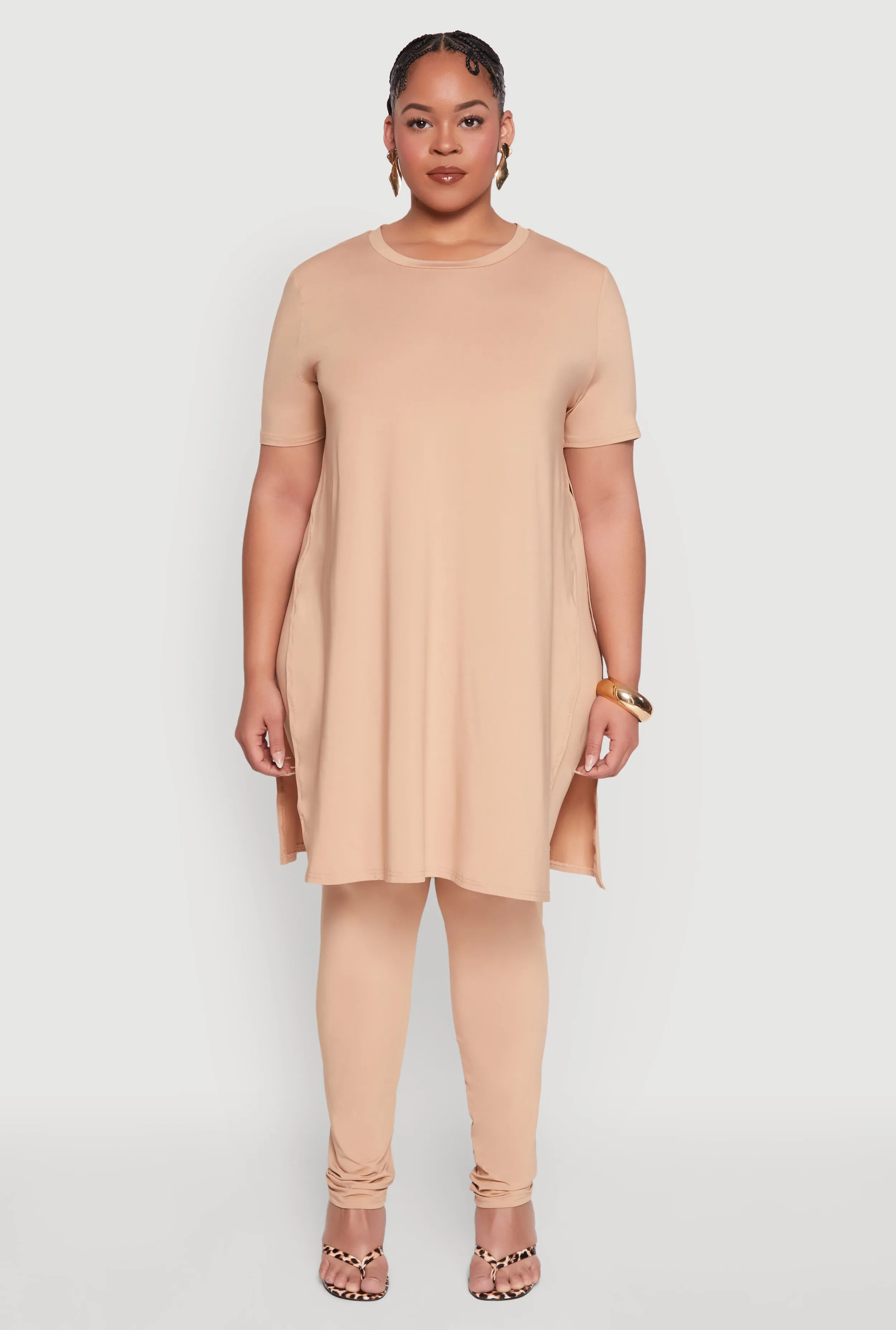 Plus Size Daisy High Waist Leggings sold by Rainbow