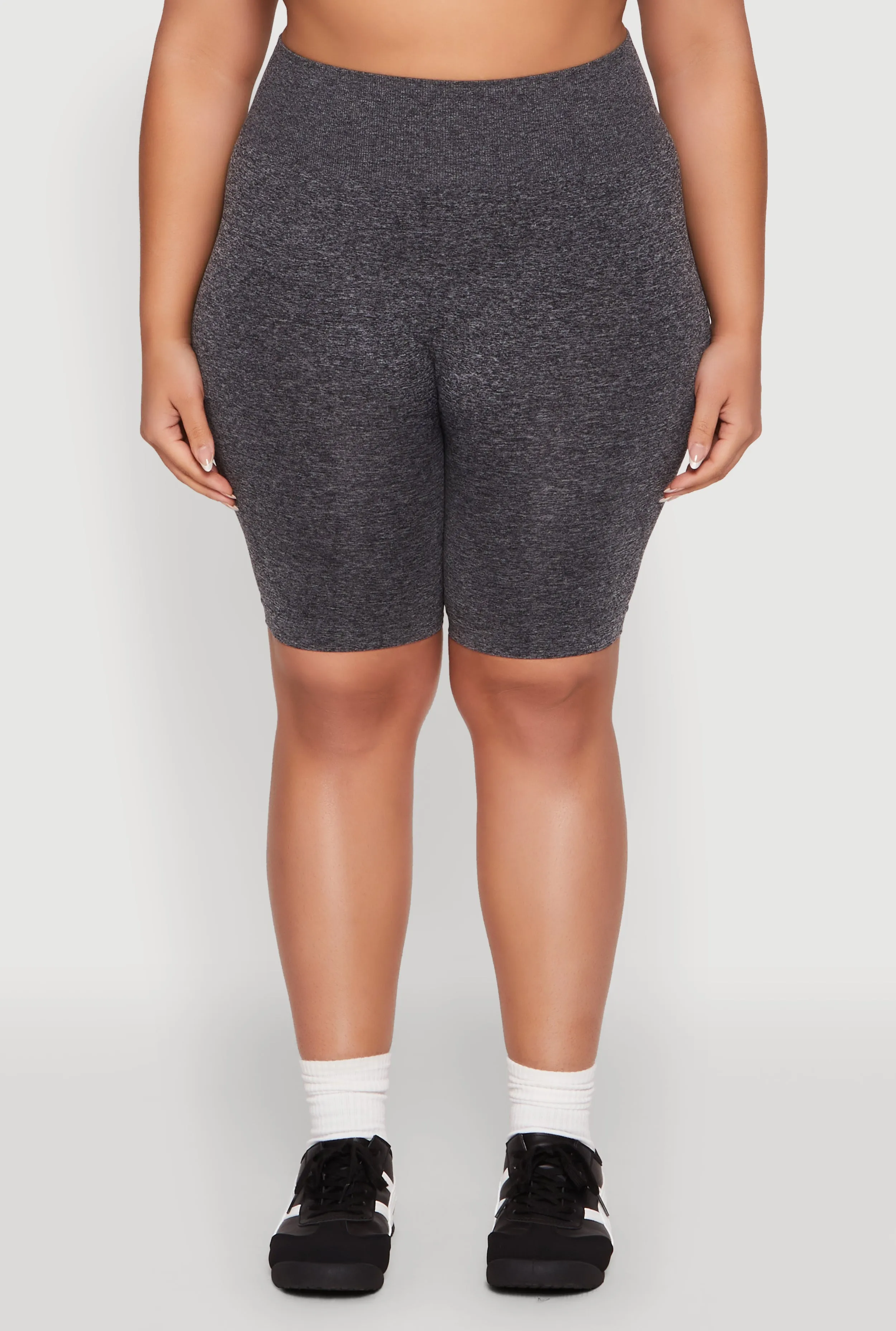 Plus Size Seamless High Waist Bike Shorts sold by Rainbow product image thumbnail 5