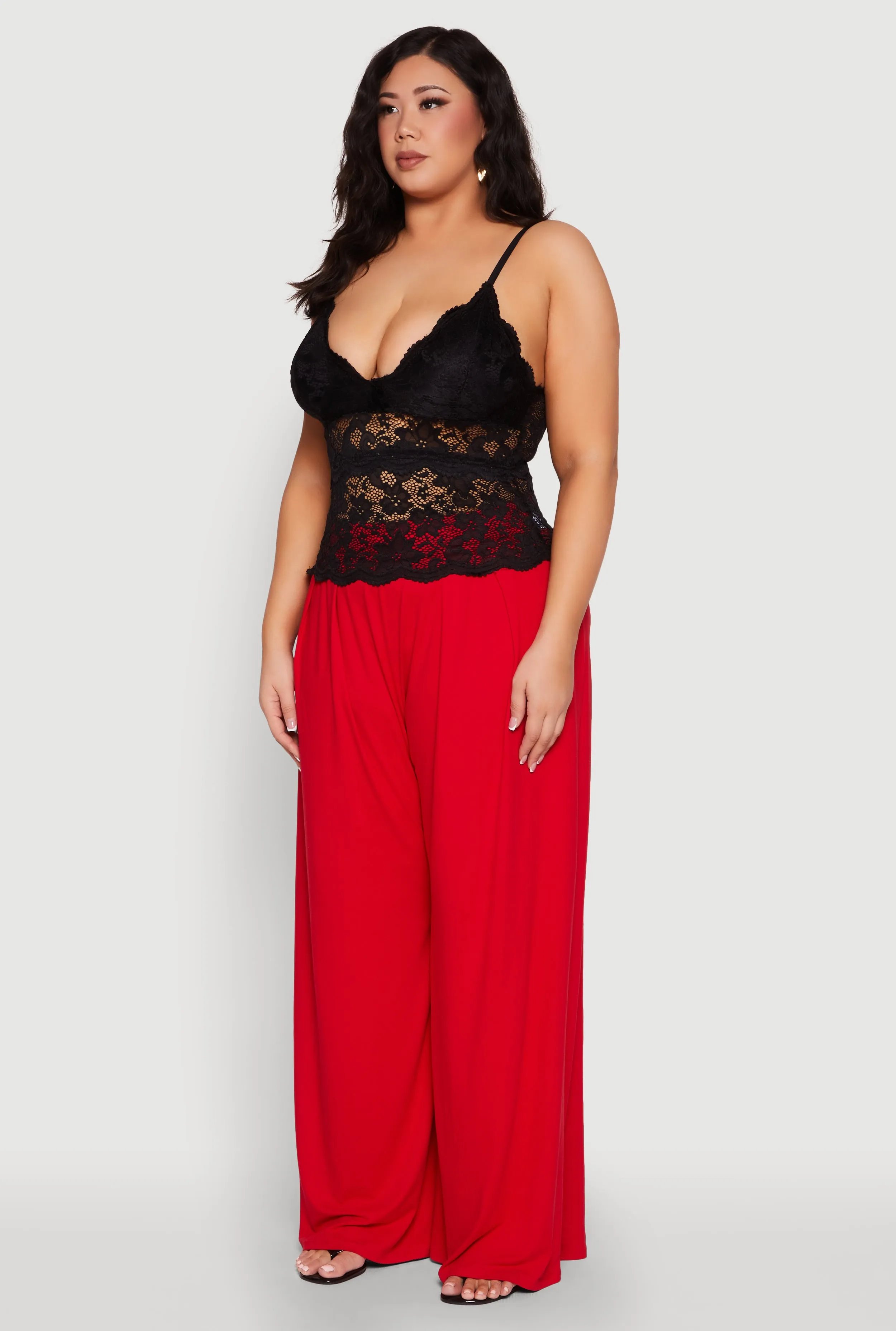 Plus Size Floral Lace Cami sold by Rainbow product image thumbnail 5