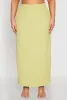 Plus Size Textured Knit High Waist Maxi Skirt sold by Rainbow