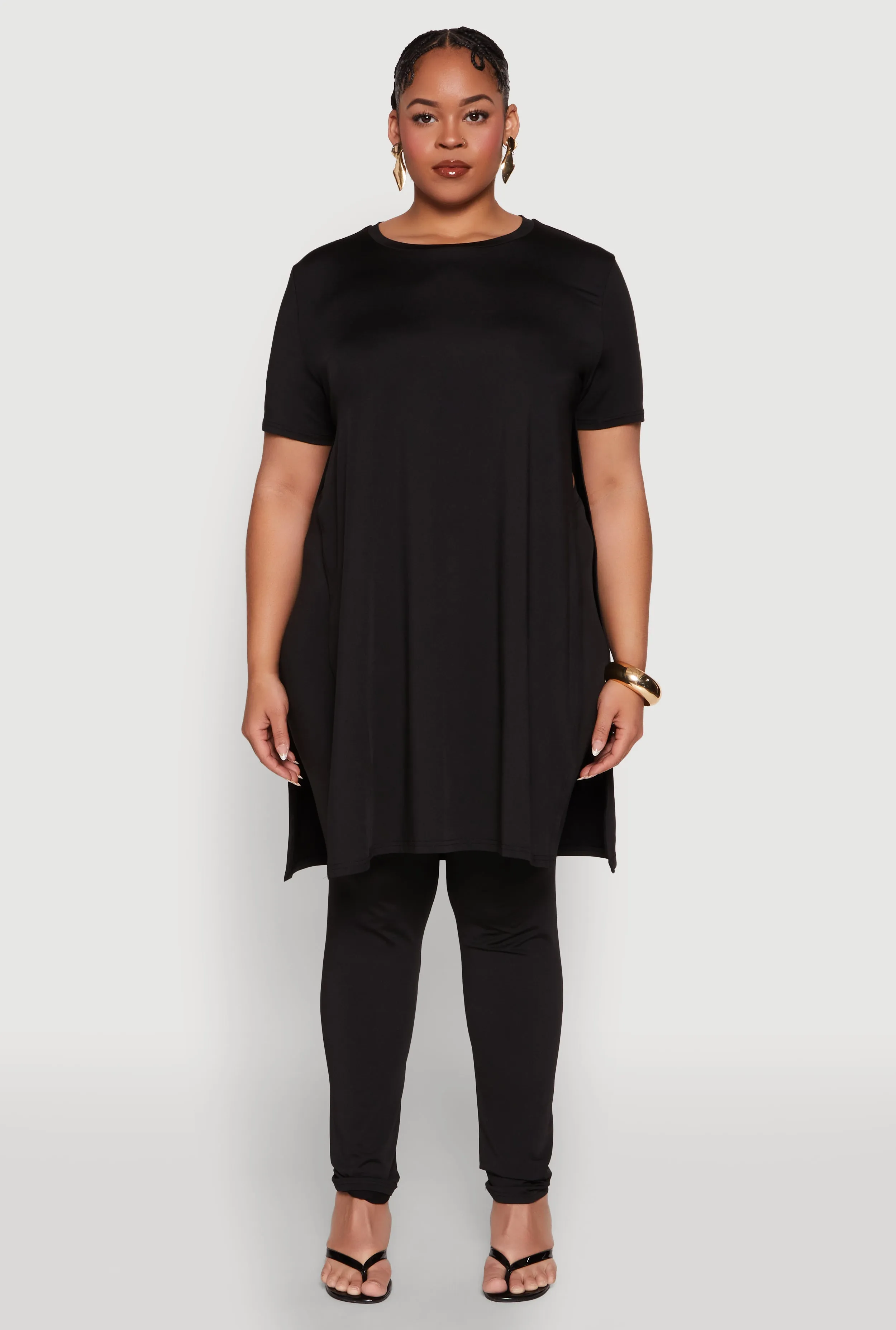 Plus Size Daisy High Waist Leggings sold by Rainbow product image thumbnail 2