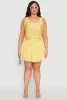Plus Size Almost Famous Plisse Cropped Tank Top sold by Rainbow