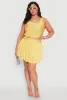 Plus Size Almost Famous Plisse Cropped Tank Top sold by Rainbow