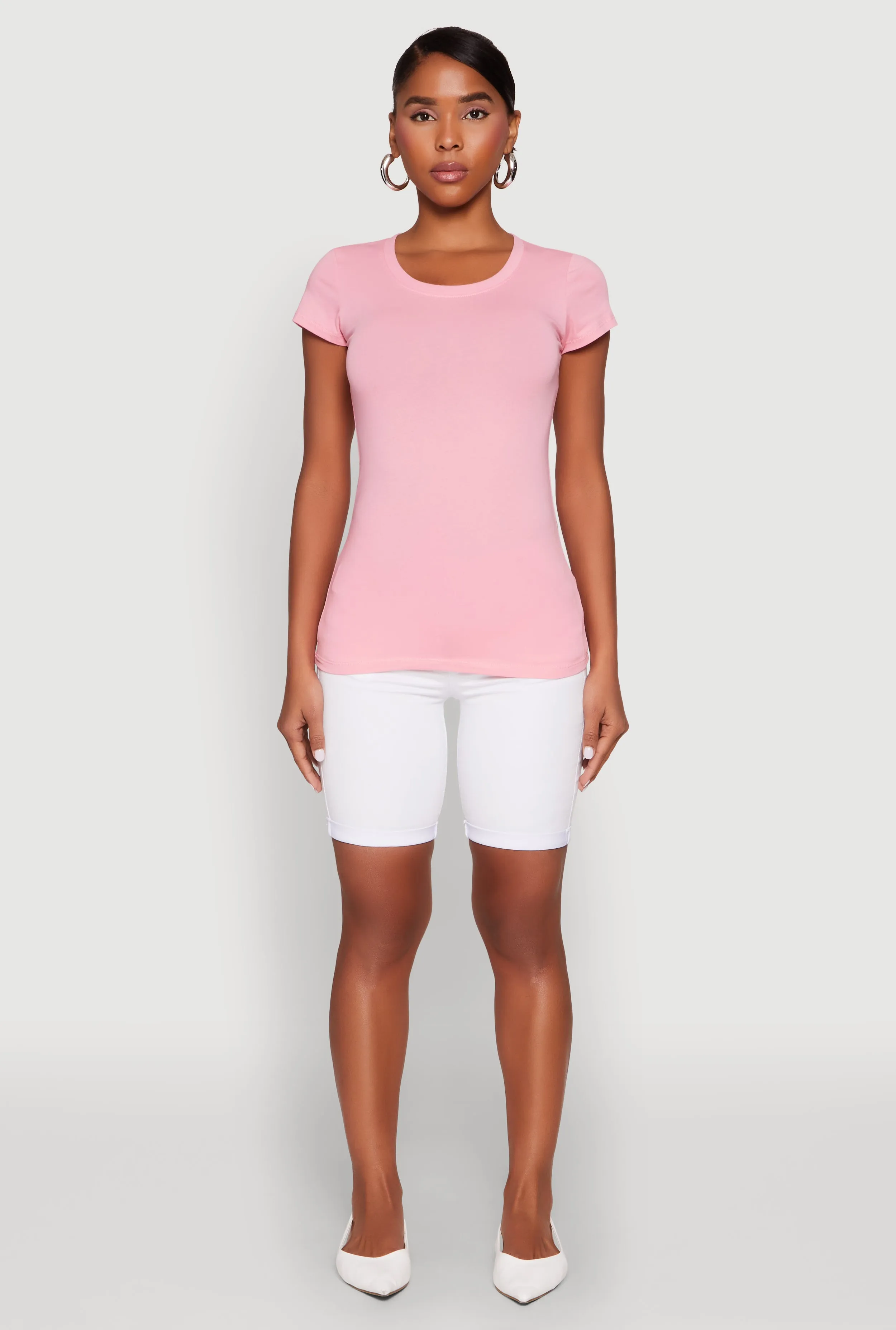 Short Sleeve Scoop Neck Tee sold by Rainbow