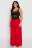 Plus Size Floral Lace Scoop Neck Tank Top sold by Rainbow