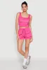 High Waist Cargo Pocket Sweatshorts sold by Rainbow