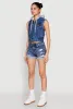 WAX Hooded Denim Vest sold by Rainbow