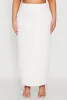 Plus Size Textured Knit High Waist Maxi Skirt sold by Rainbow