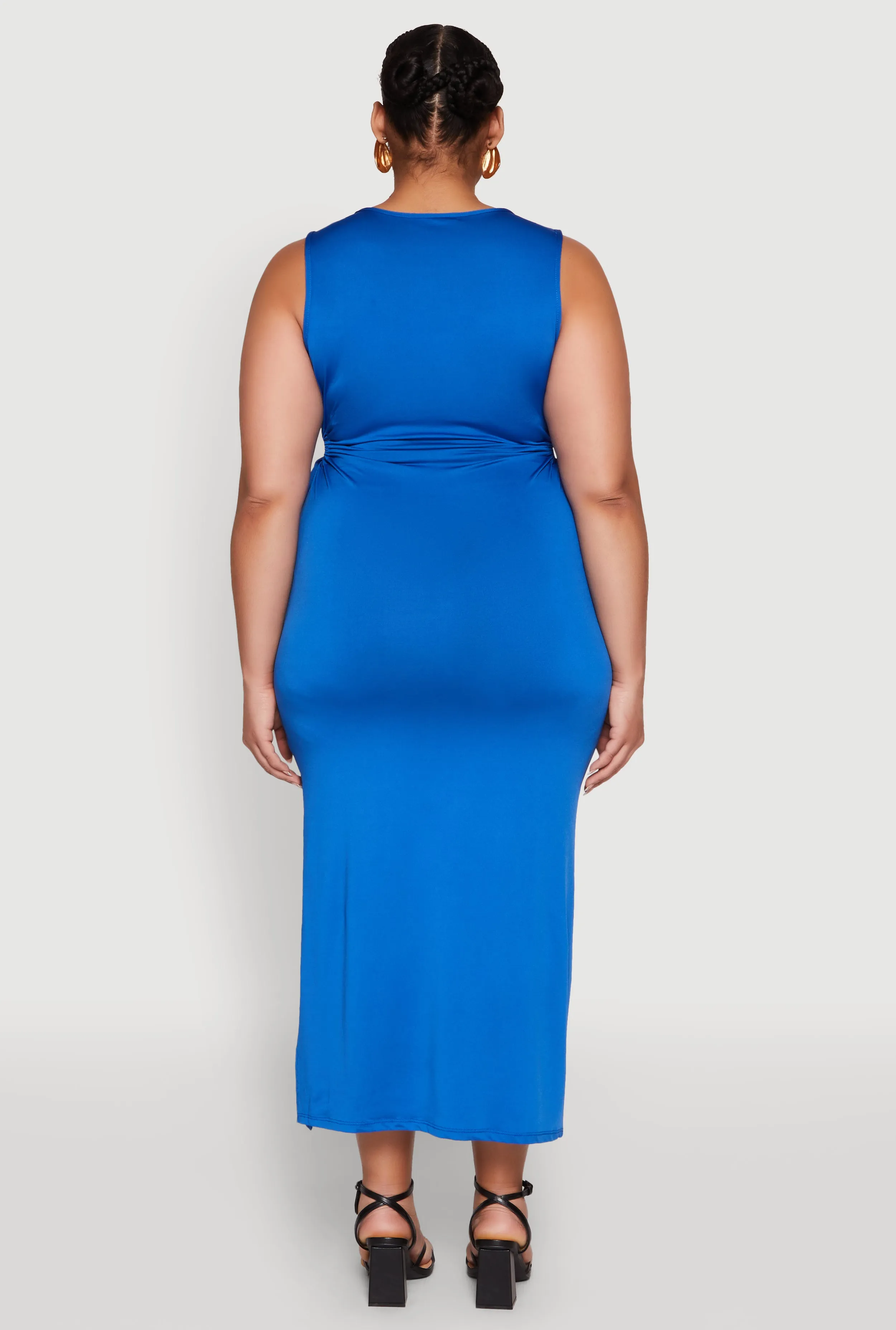 Plus Size Side Cut Out Maxi Dress sold by Rainbow product image thumbnail 5