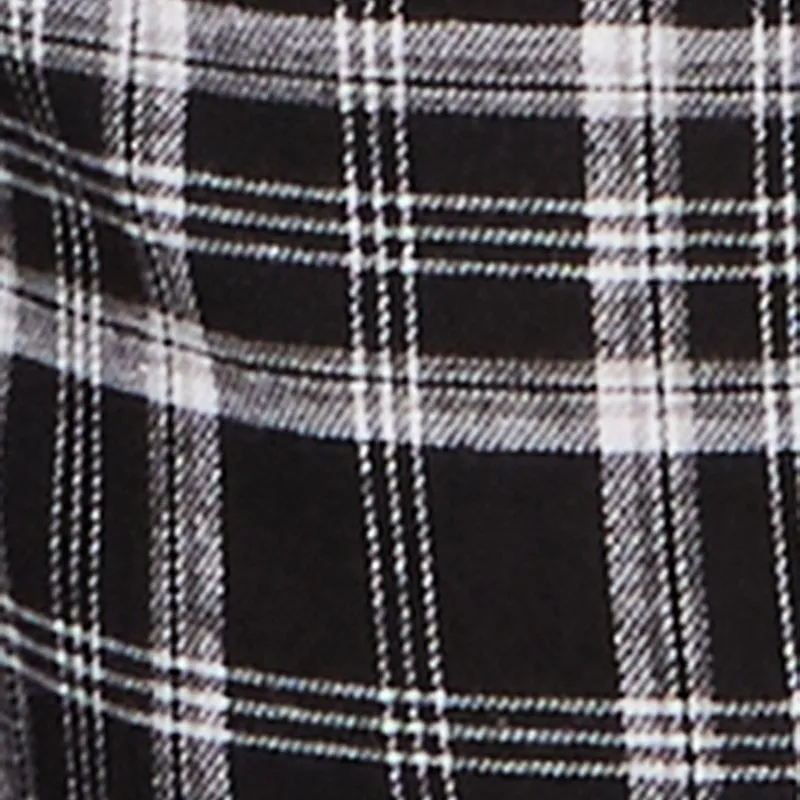 Plaid Brushed Knit Wide Leg Dress Pants sold by Rainbow product image thumbnail 4