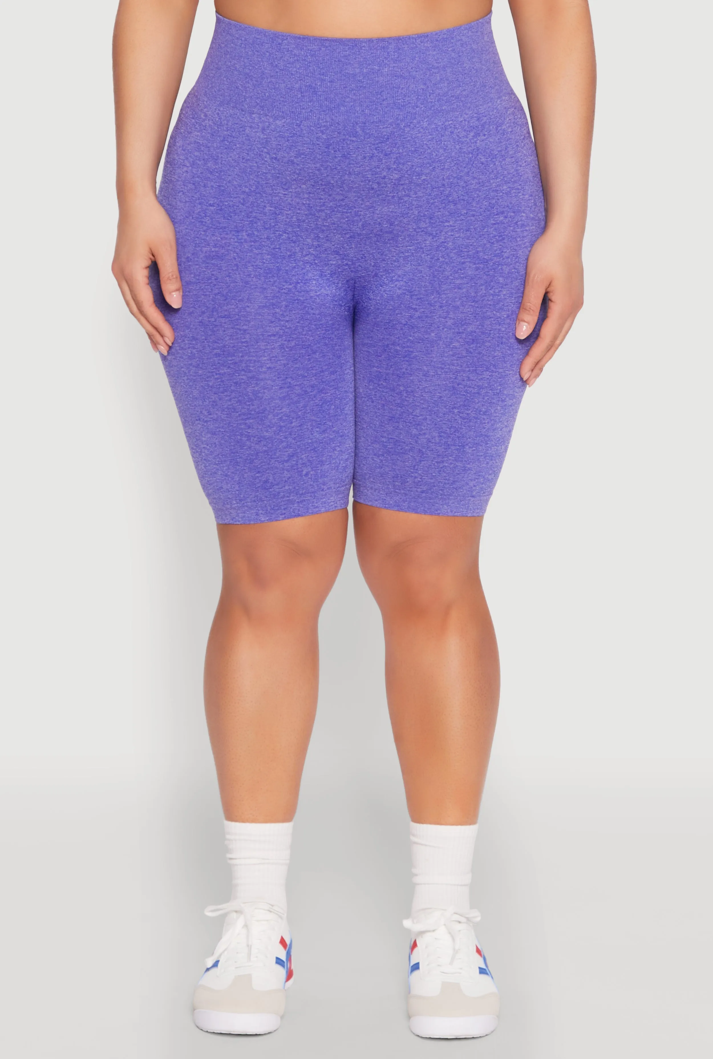 Plus Size Seamless High Waist Bike Shorts sold by Rainbow product image thumbnail 5