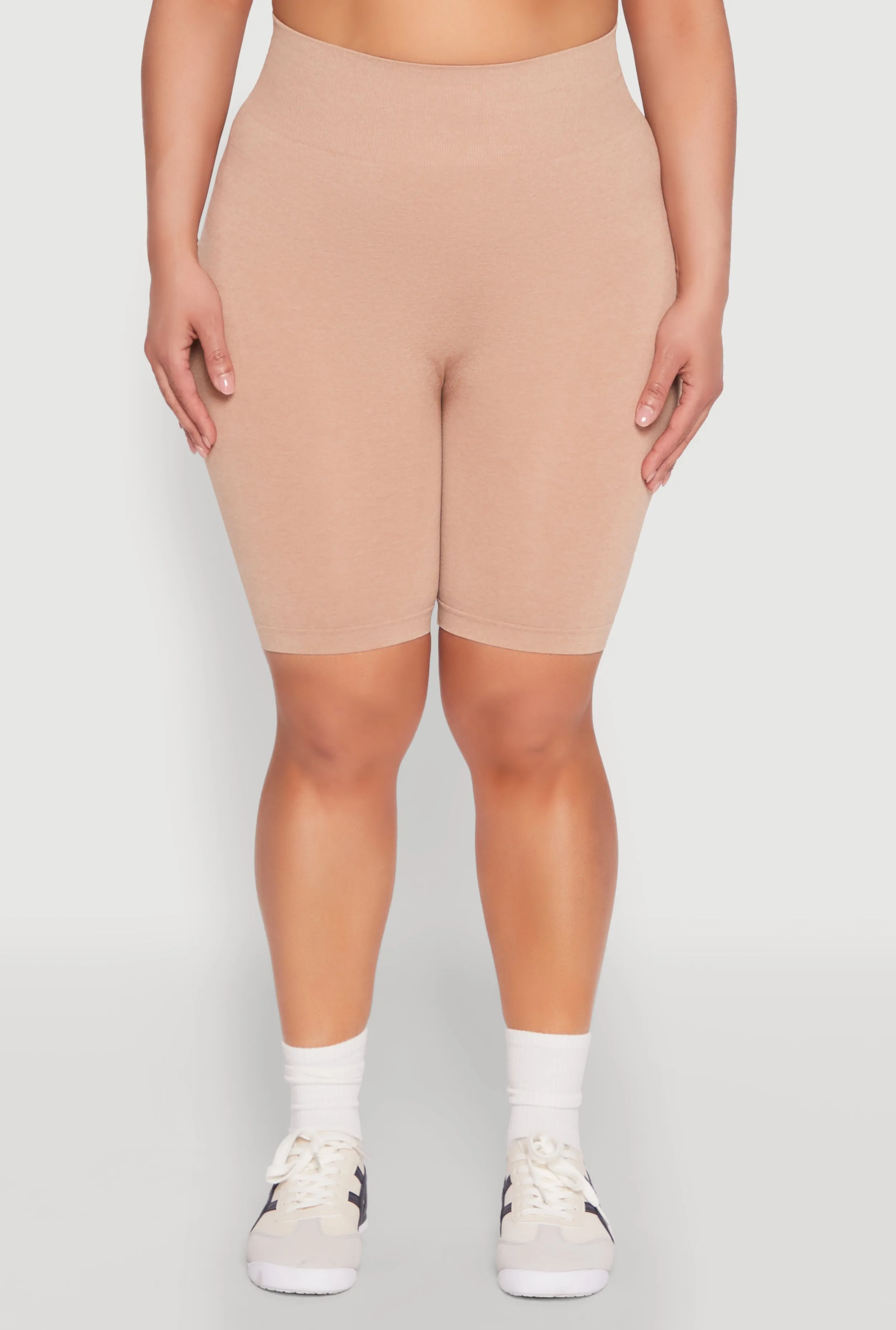 Plus Size Seamless High Waist Bike Shorts sold by Rainbow product image thumbnail 5