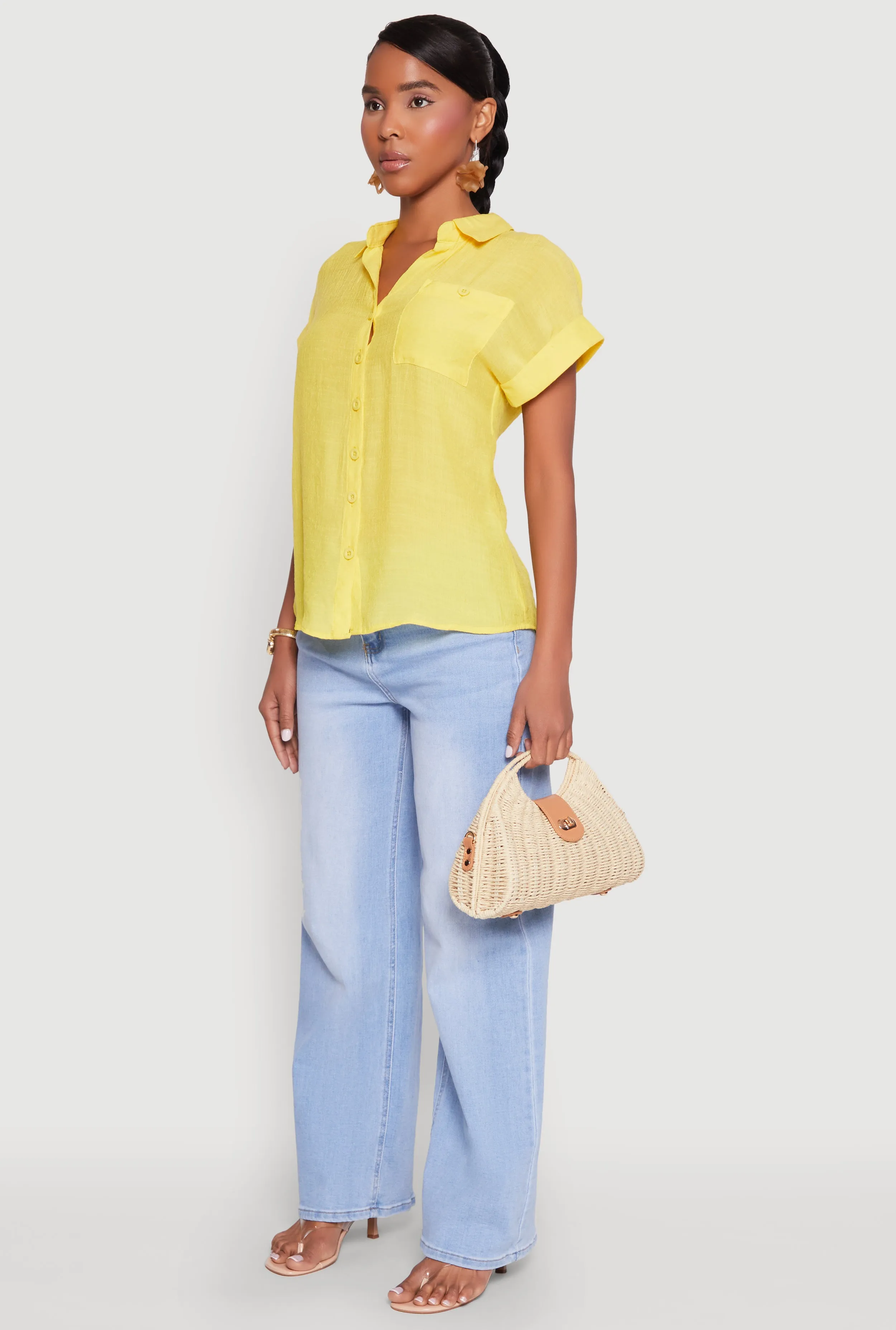 Fixed Cuff Button Front Shirt sold by Rainbow product image thumbnail 5