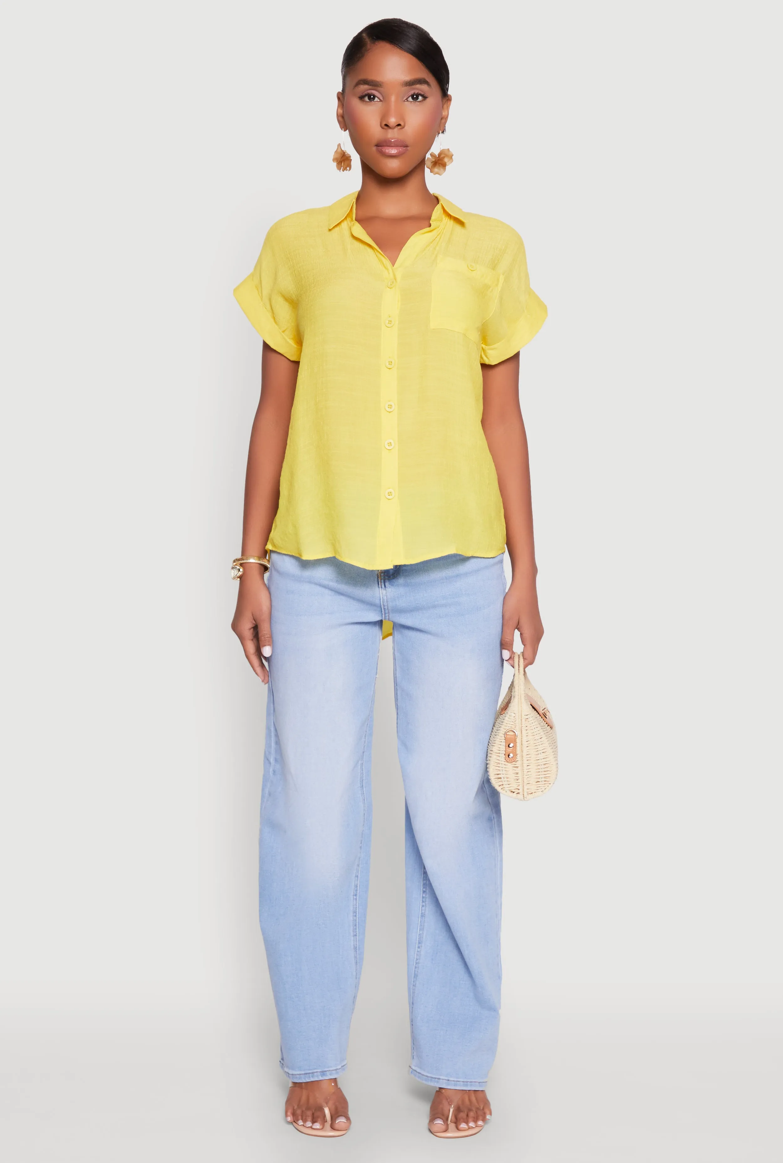 Fixed Cuff Button Front Shirt sold by Rainbow product image thumbnail 3