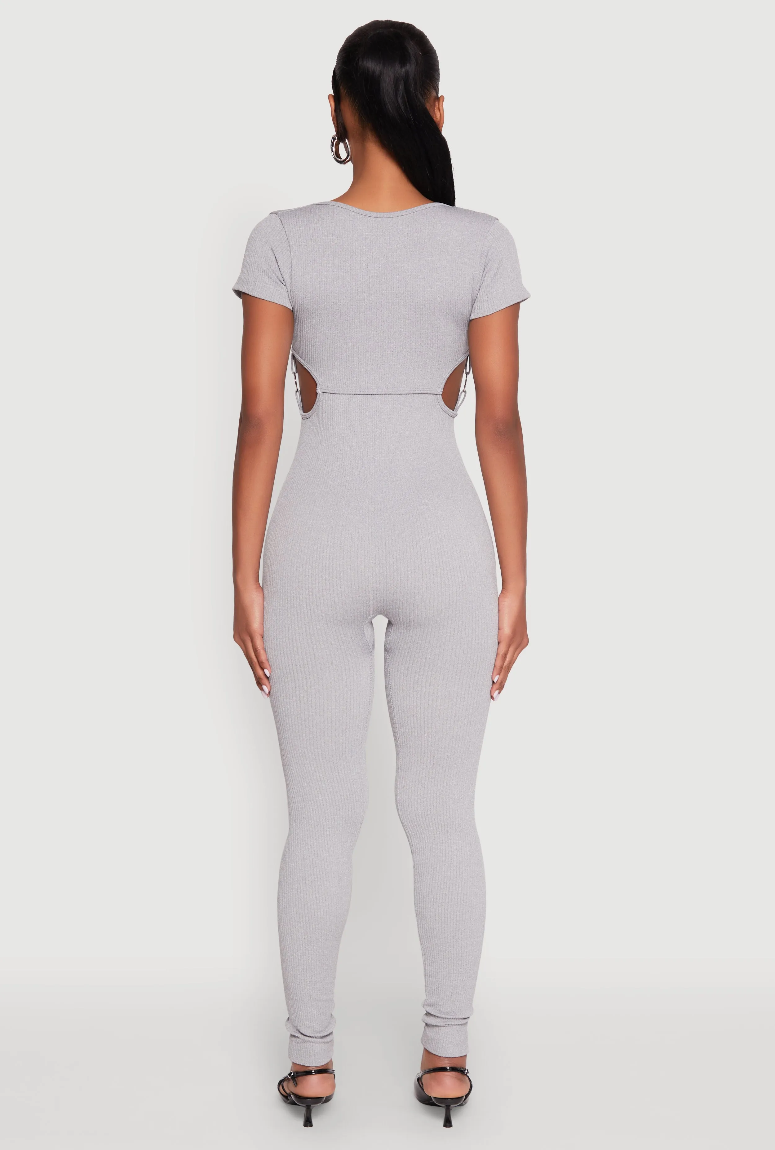 O Ring Side Cut Out Catsuit sold by Rainbow product image thumbnail 5