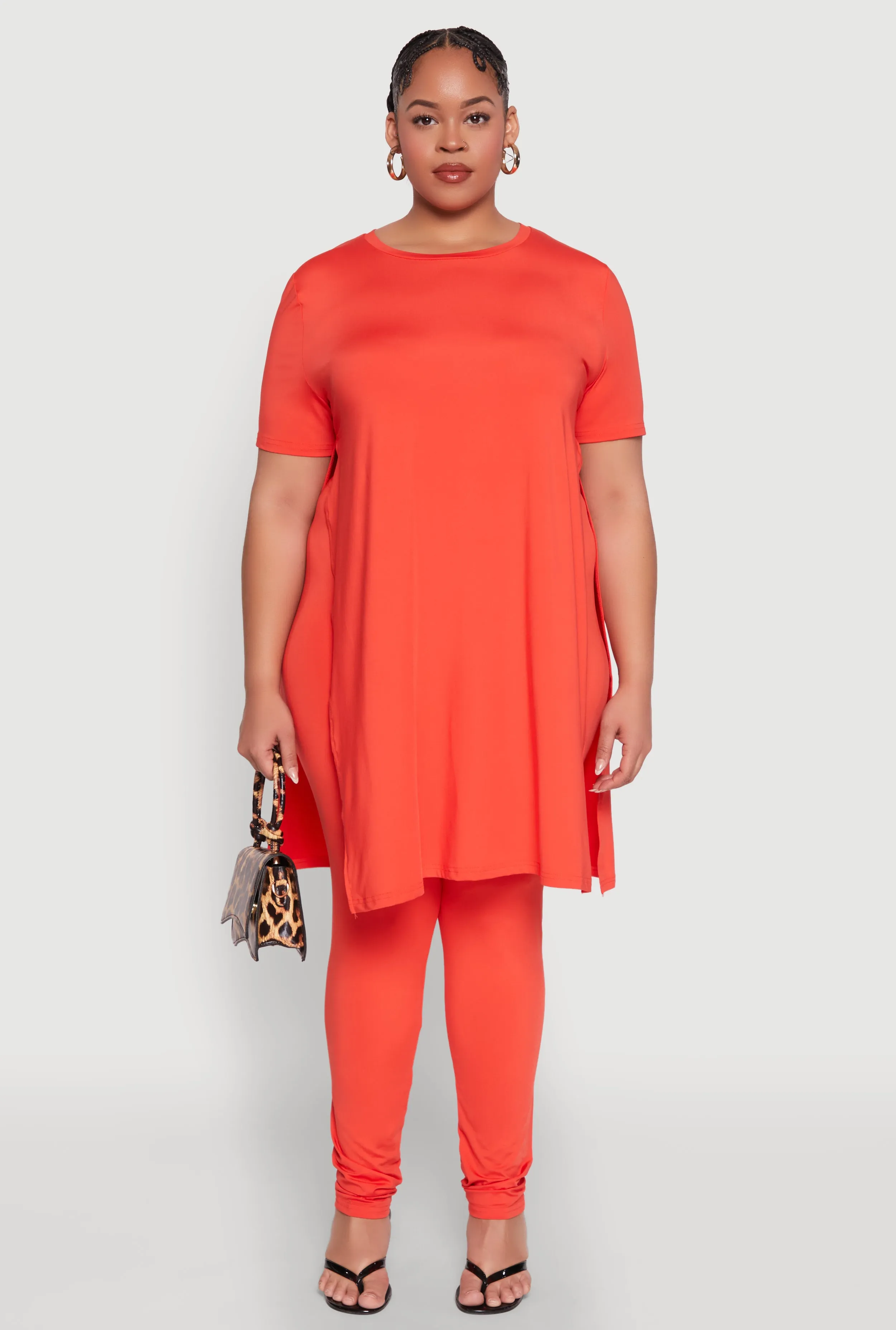 Plus Size Daisy High Waist Leggings sold by Rainbow