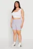 Plus Size Seamless High Waisted Biker Shorts sold by Rainbow
