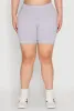Plus Size Seamless High Waisted Biker Shorts sold by Rainbow