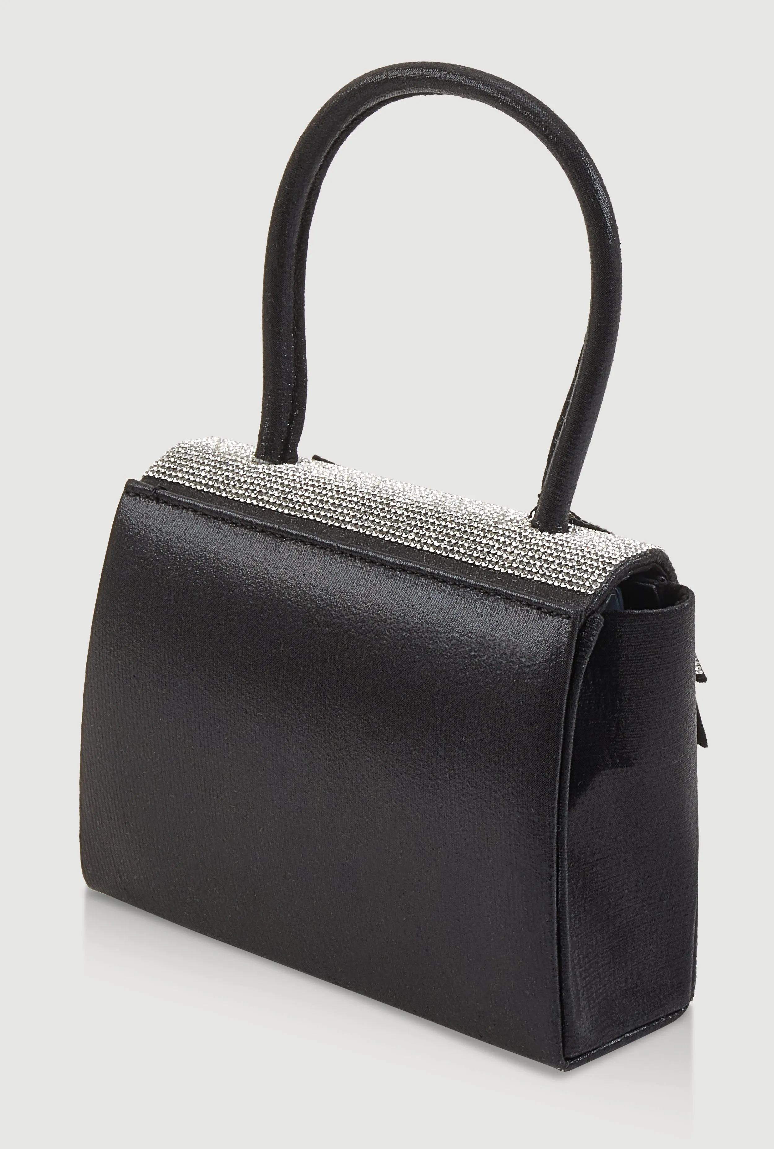 Rhinestone Bow Top Handle Handbag sold by Rainbow product image thumbnail 5